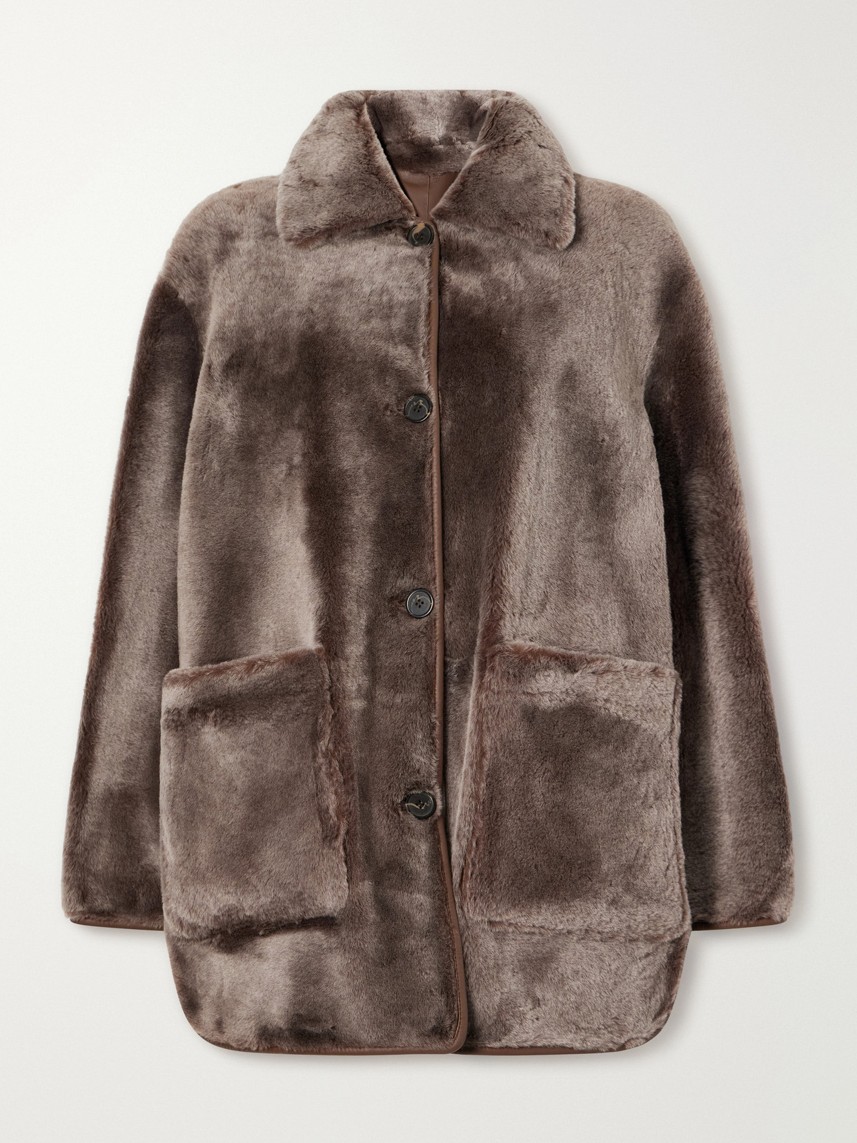 Nicola Reversible Shearling And Jacket