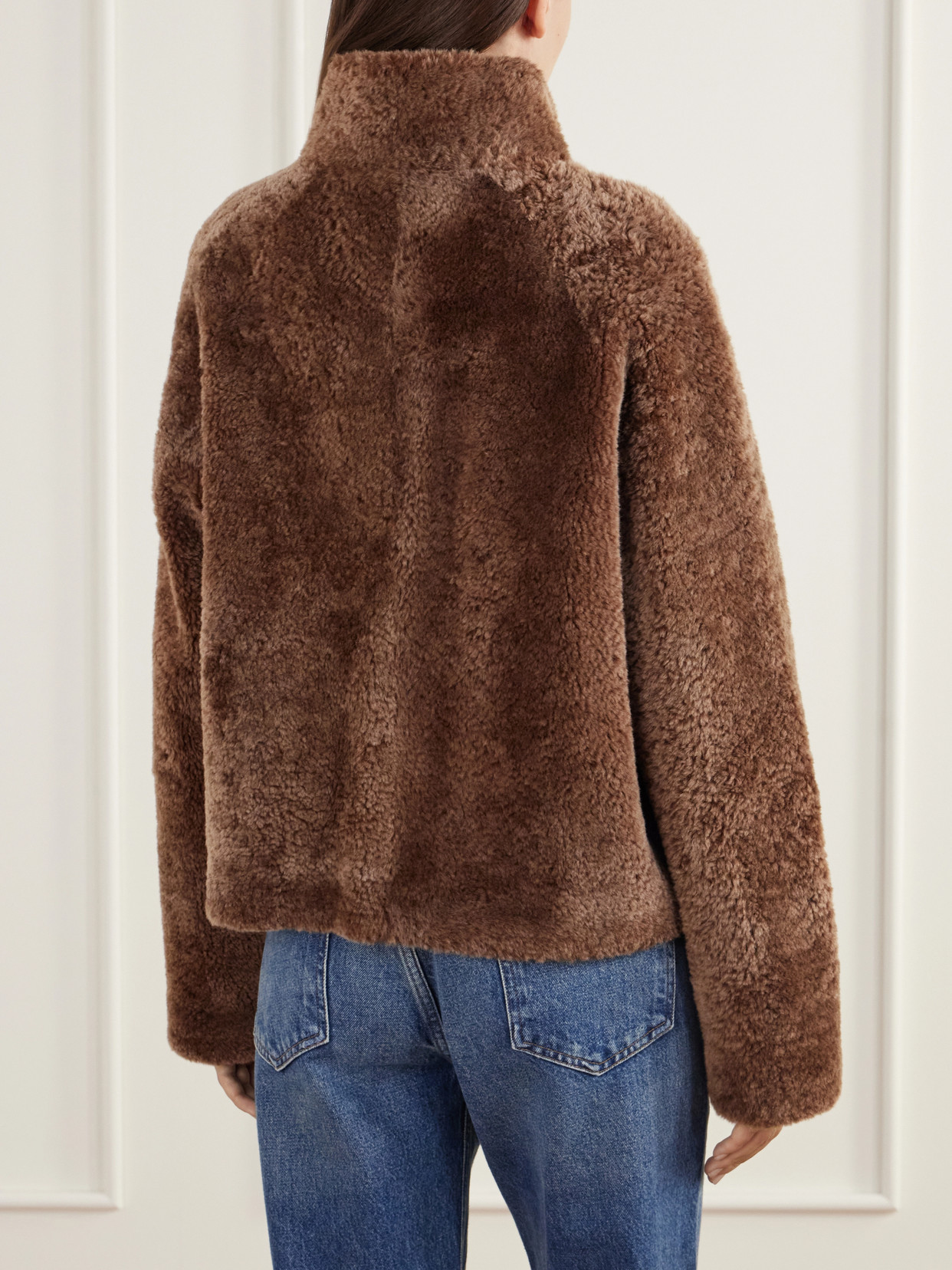 Ariana Reversible Shearling And Jacket