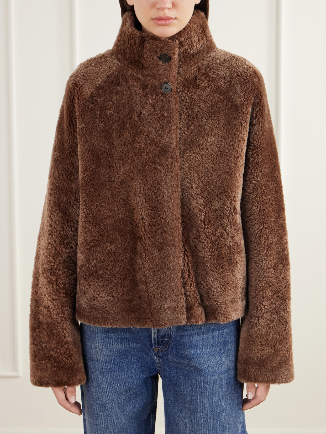 Ariana Reversible Shearling And Jacket