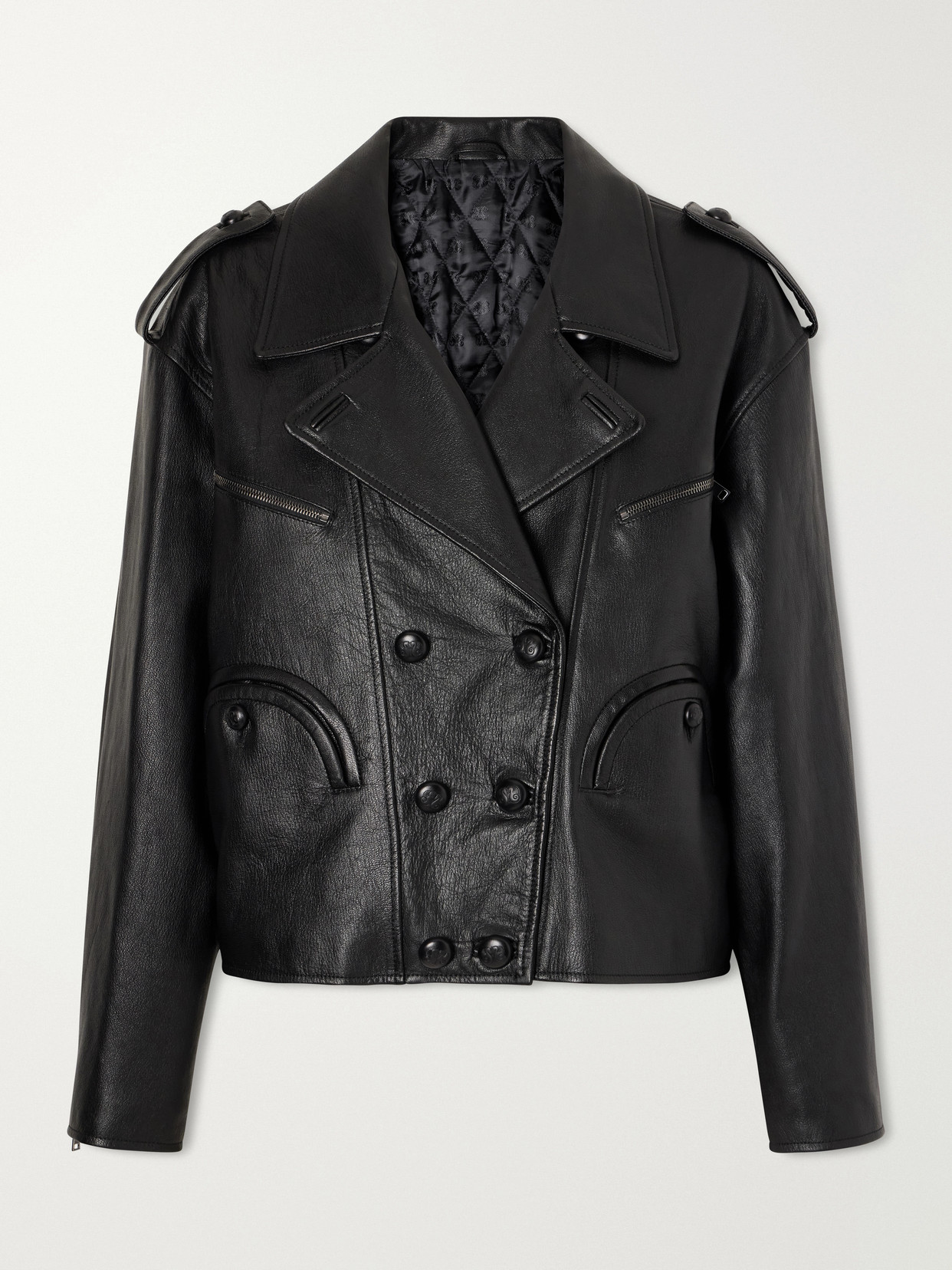 BLAZÉ Milano - Mick Leather Jacket - Black
