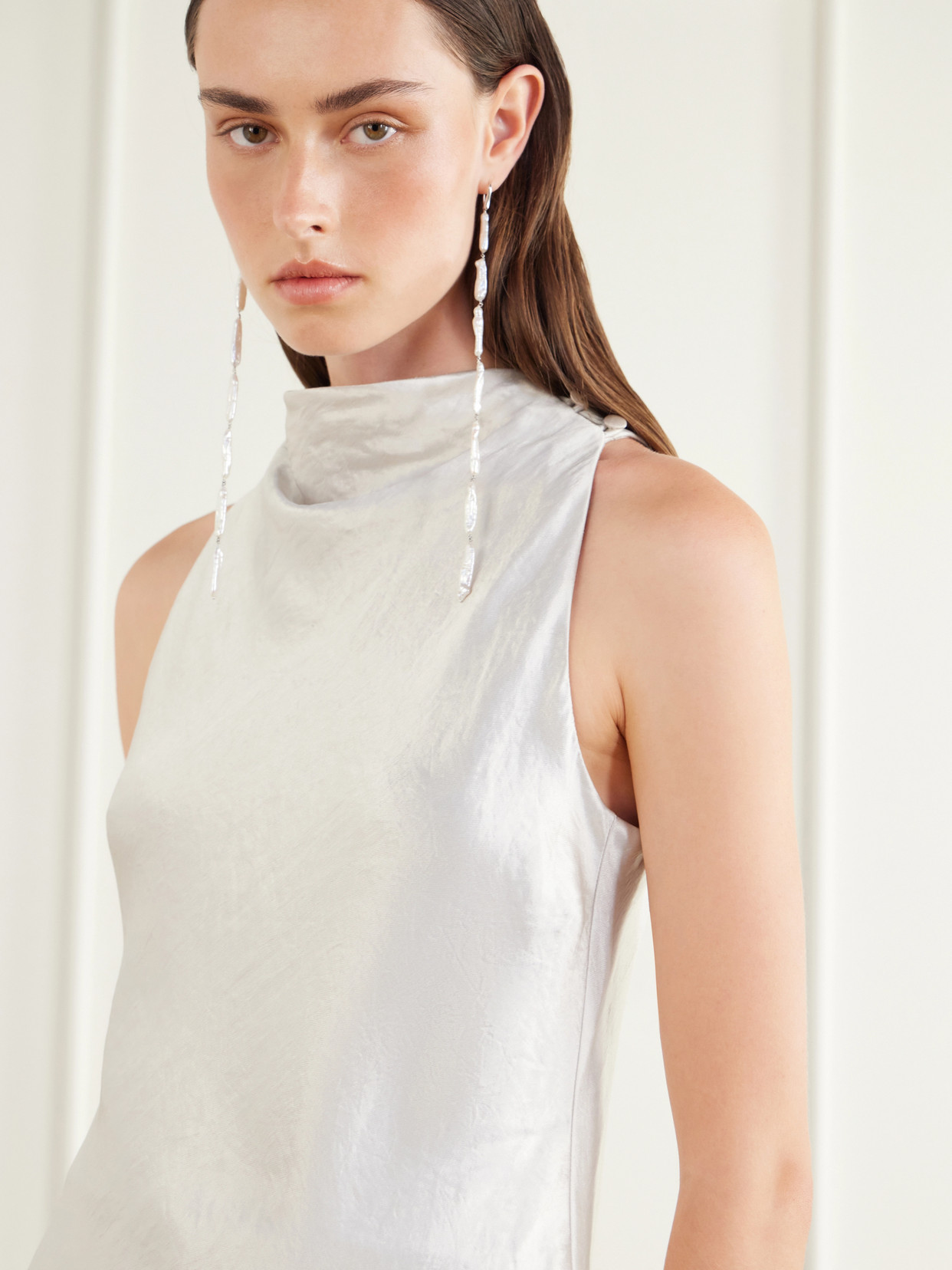 Farah Bead-Embellished Top