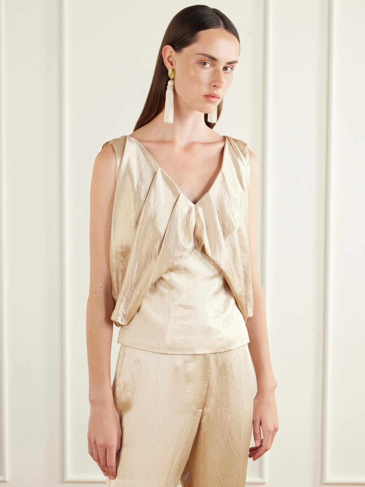Laila Pleated Blouse