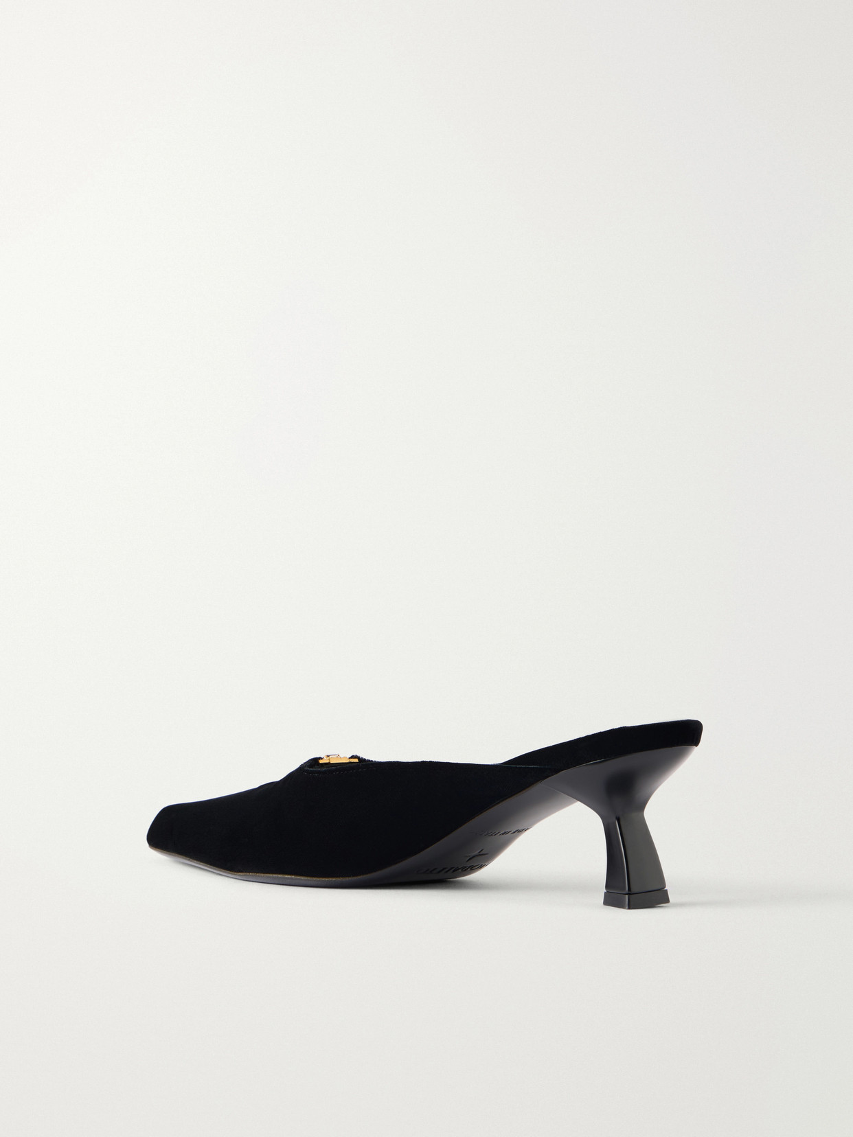 Dona Ruby 50 Crystal-Embellished Velvet Mules