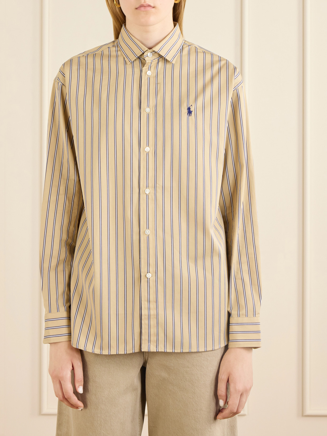 Polo Ralph Lauren - Logo-Embroidered Striped Cotton Shirt