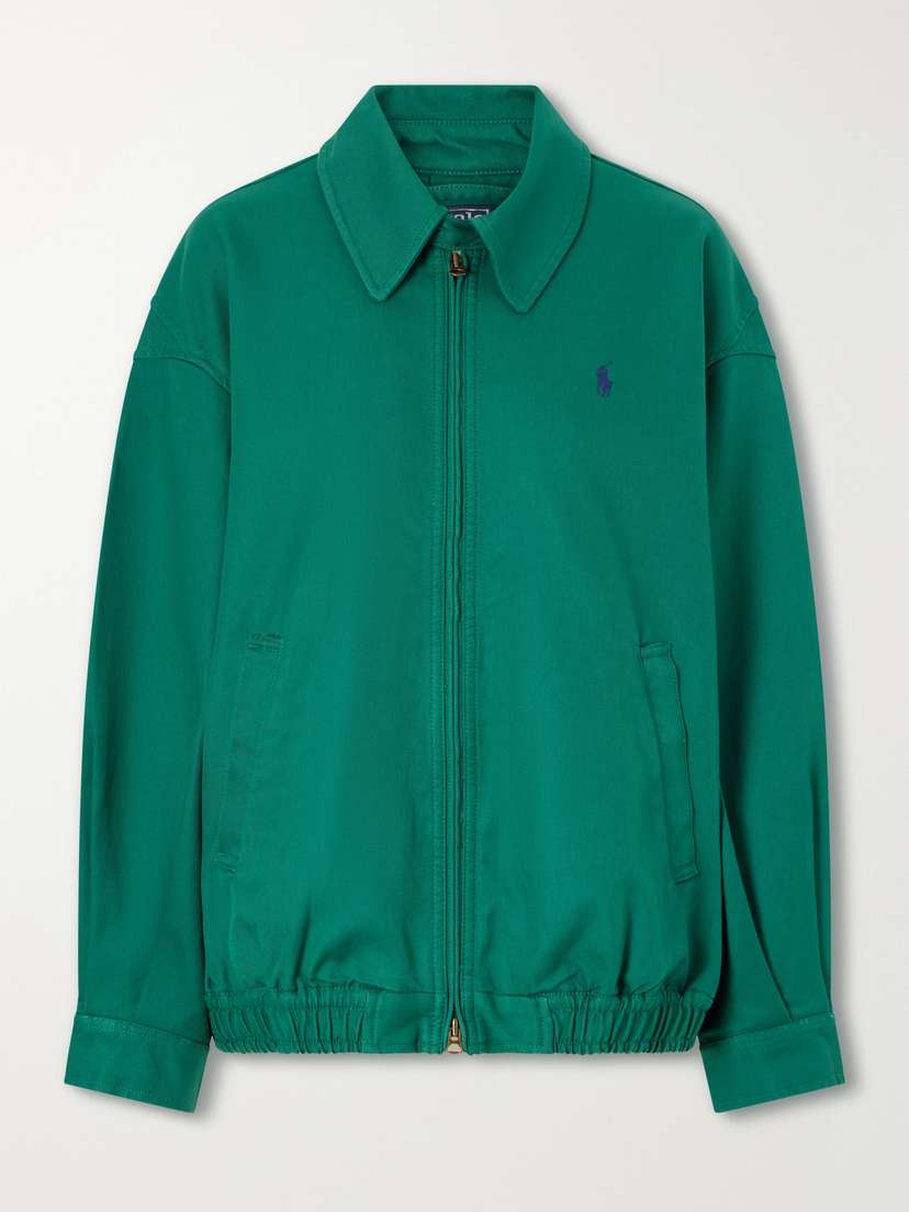 Polo Ralph Lauren Logo-embroidered Cotton-twill Jacket