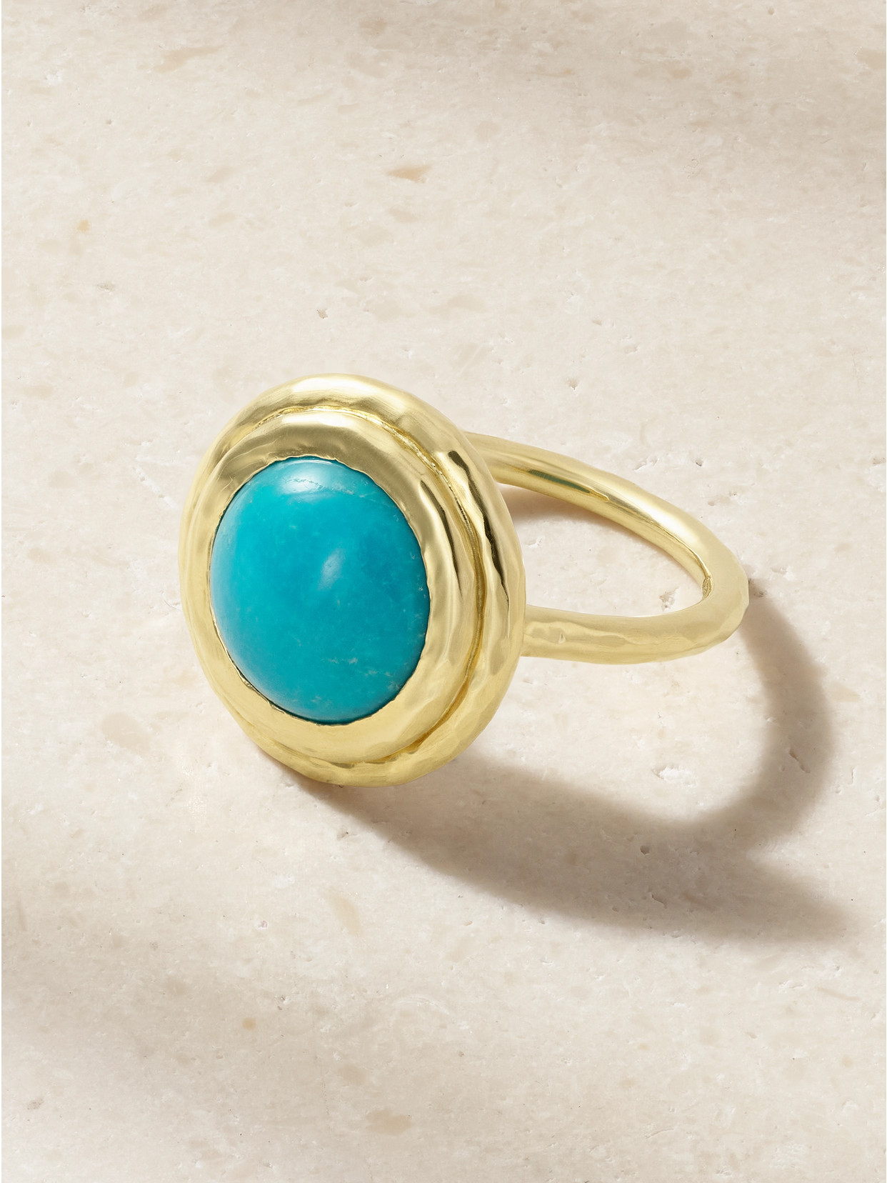 Octavia Elizabeth The Allia 18-karat Gold Turquoise Ring