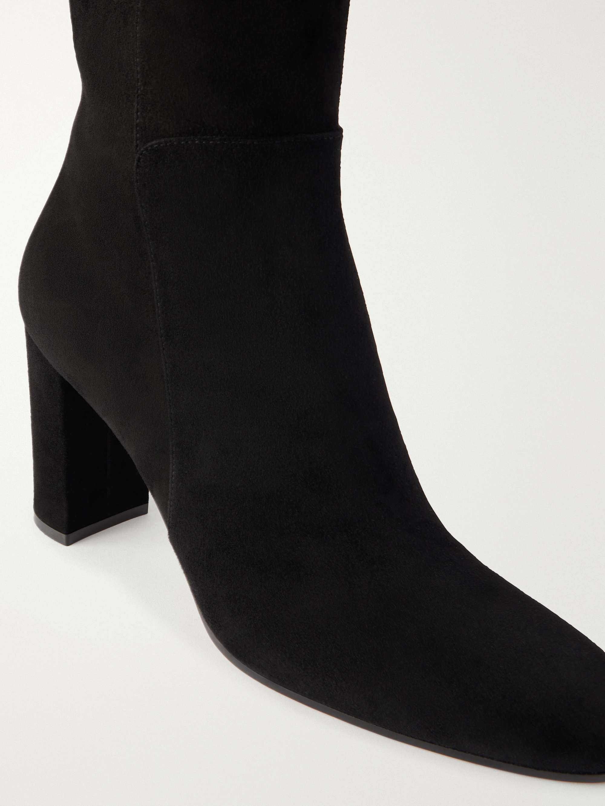 GIANVITO ROSSI 85 suede knee boots | NET-A-PORTER