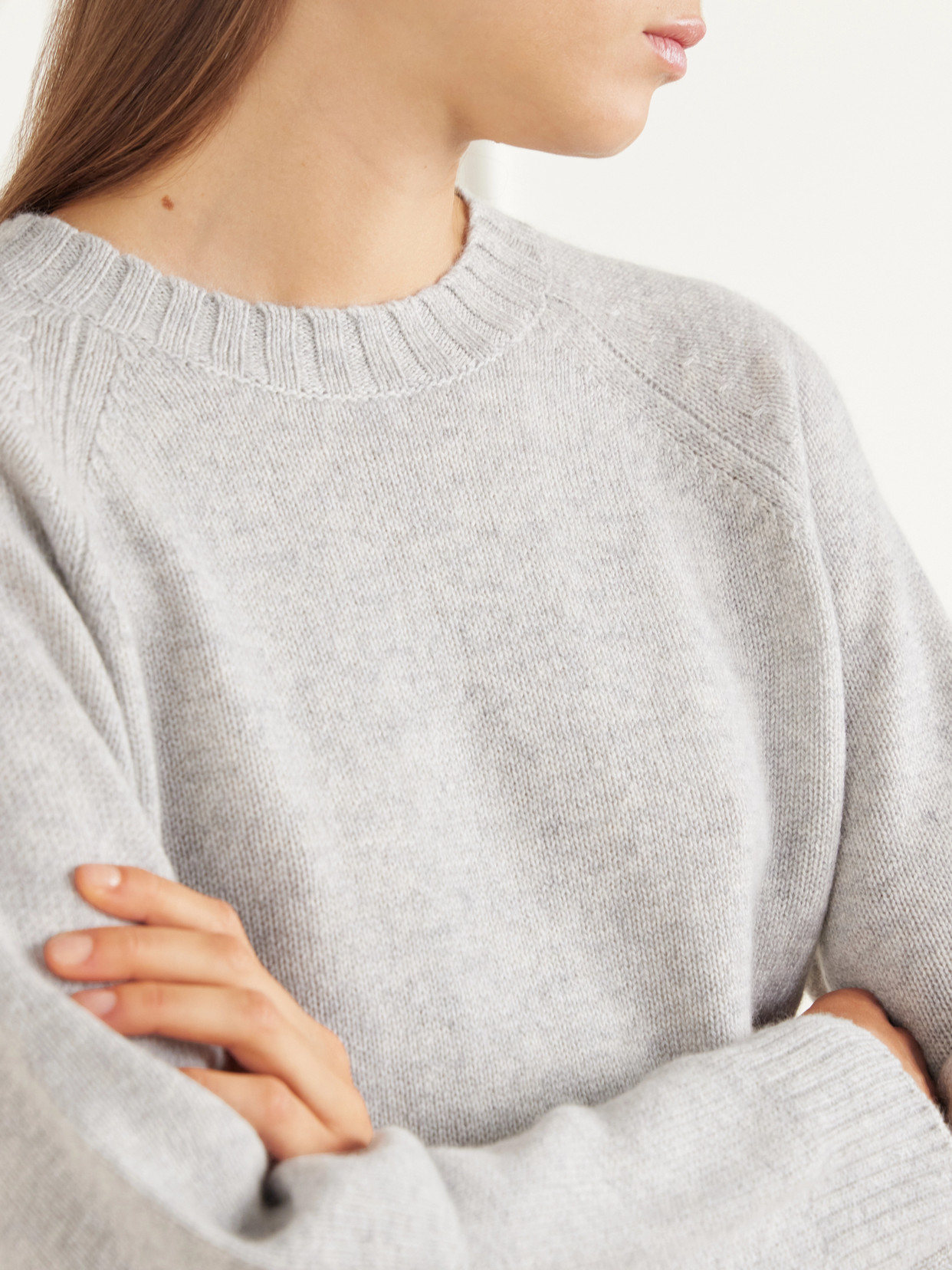 Rib-Trimmed Cashmere Sweater