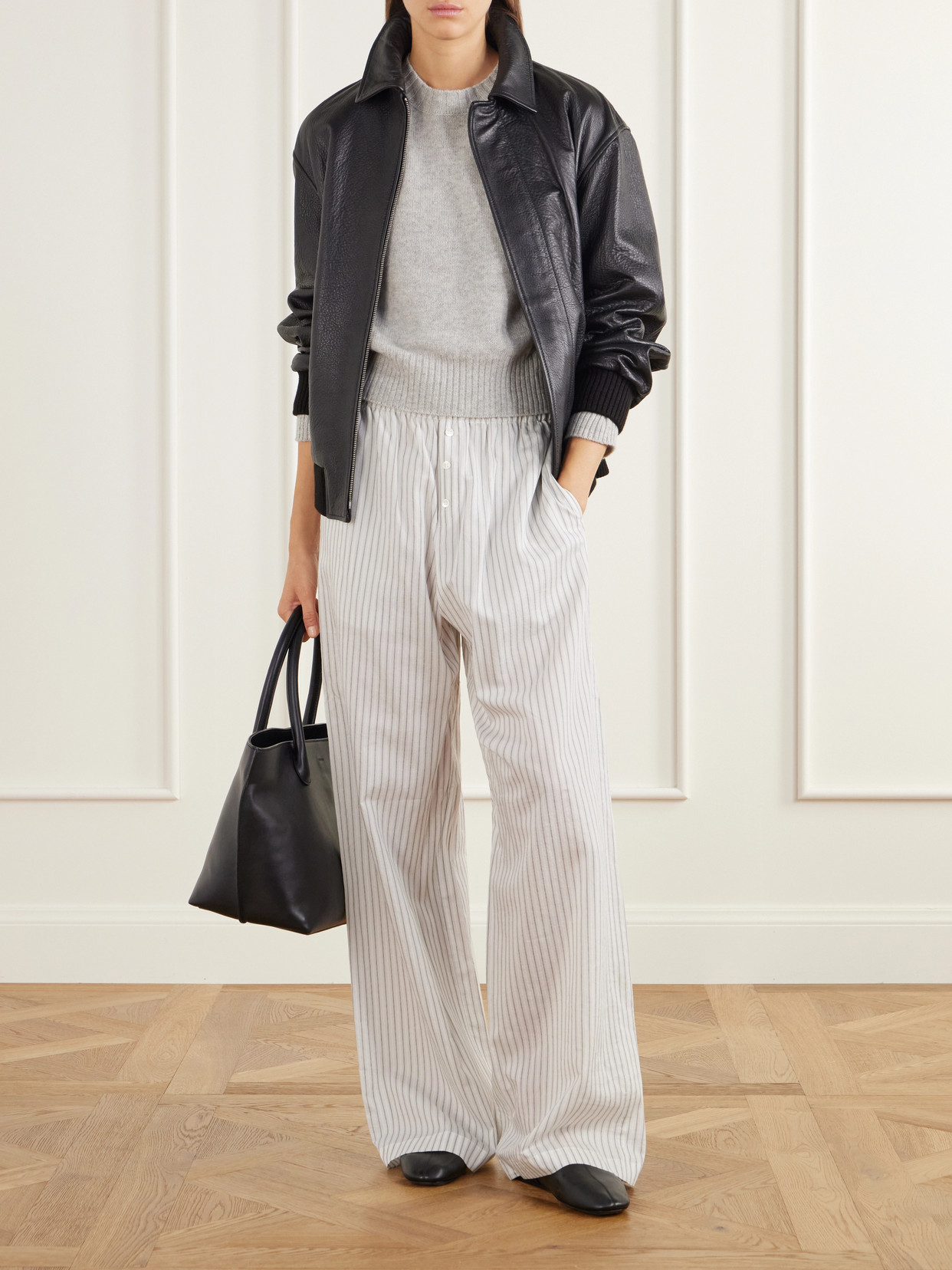 Rib-Trimmed Cashmere Sweater
