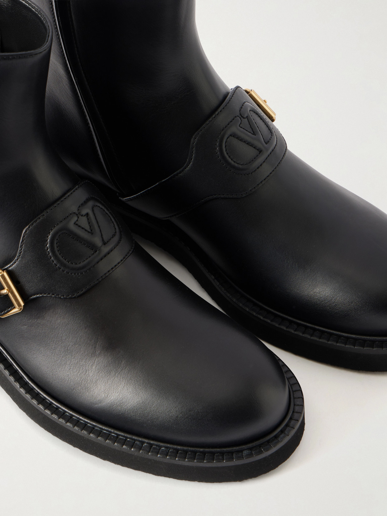Garavani - Vlogo Embossed Ankle Boots