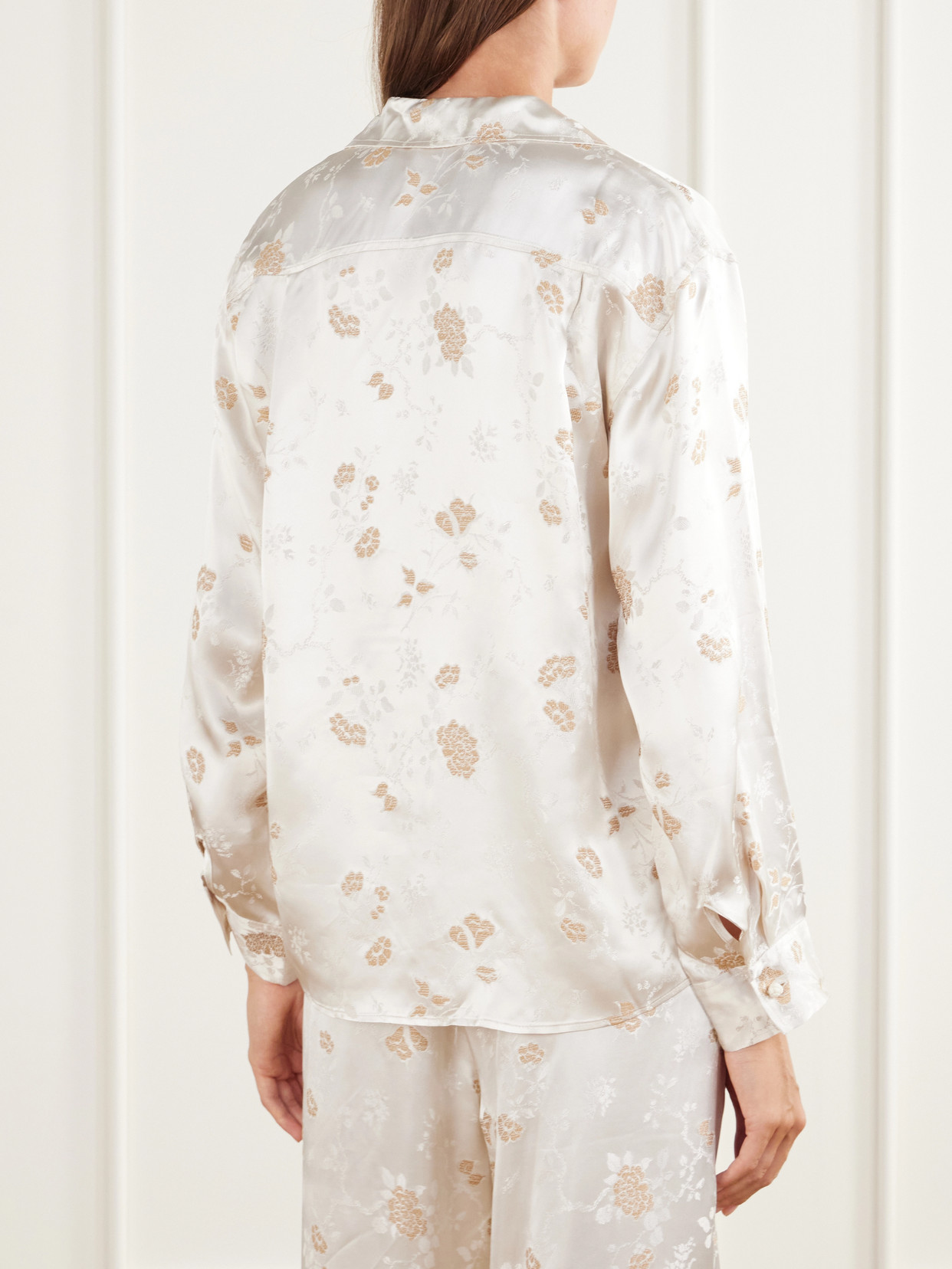 Dôen - Maurise Floral-Jacquard Shirt
