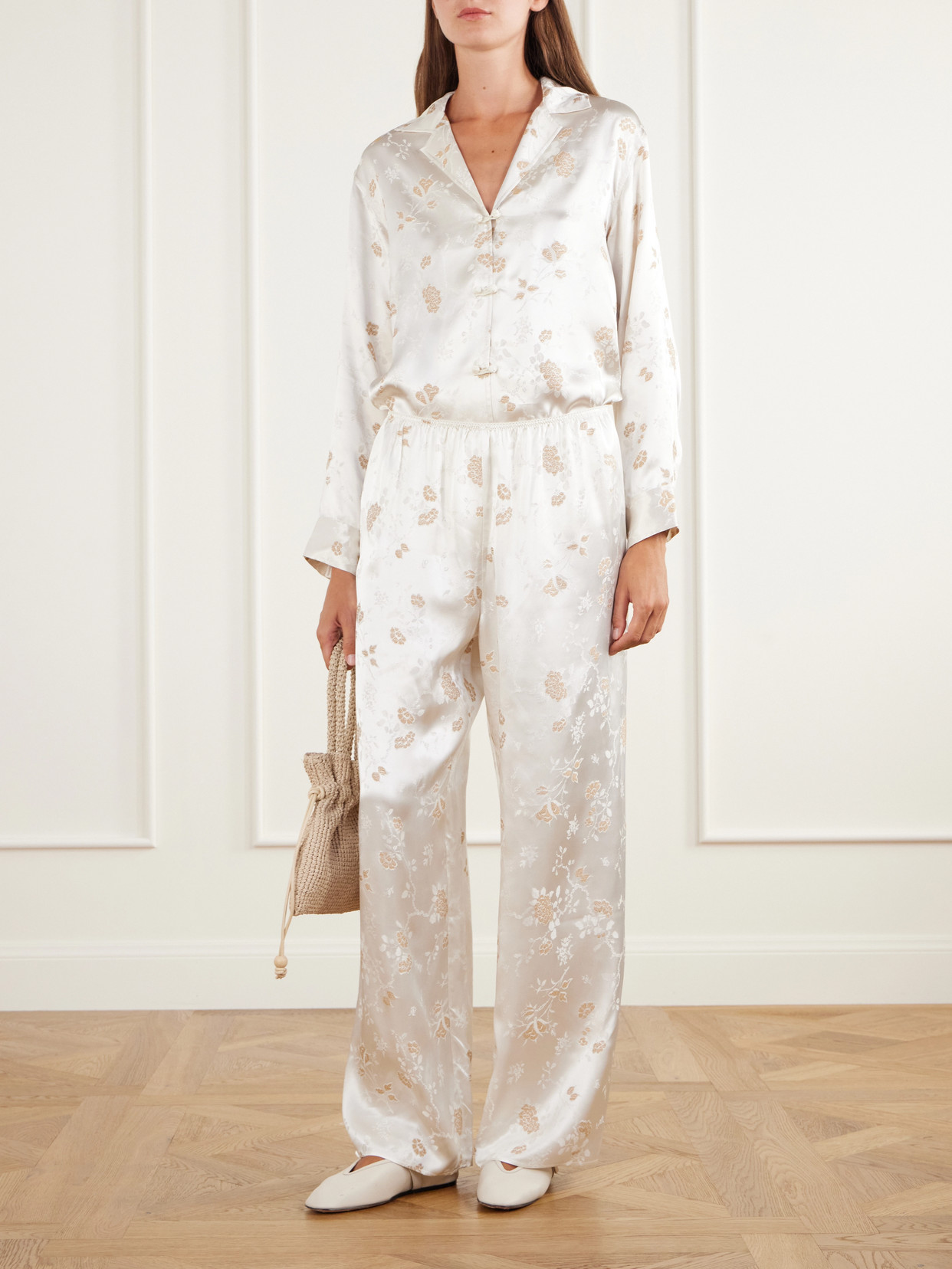 Dôen - Maurise Floral-Jacquard Shirt