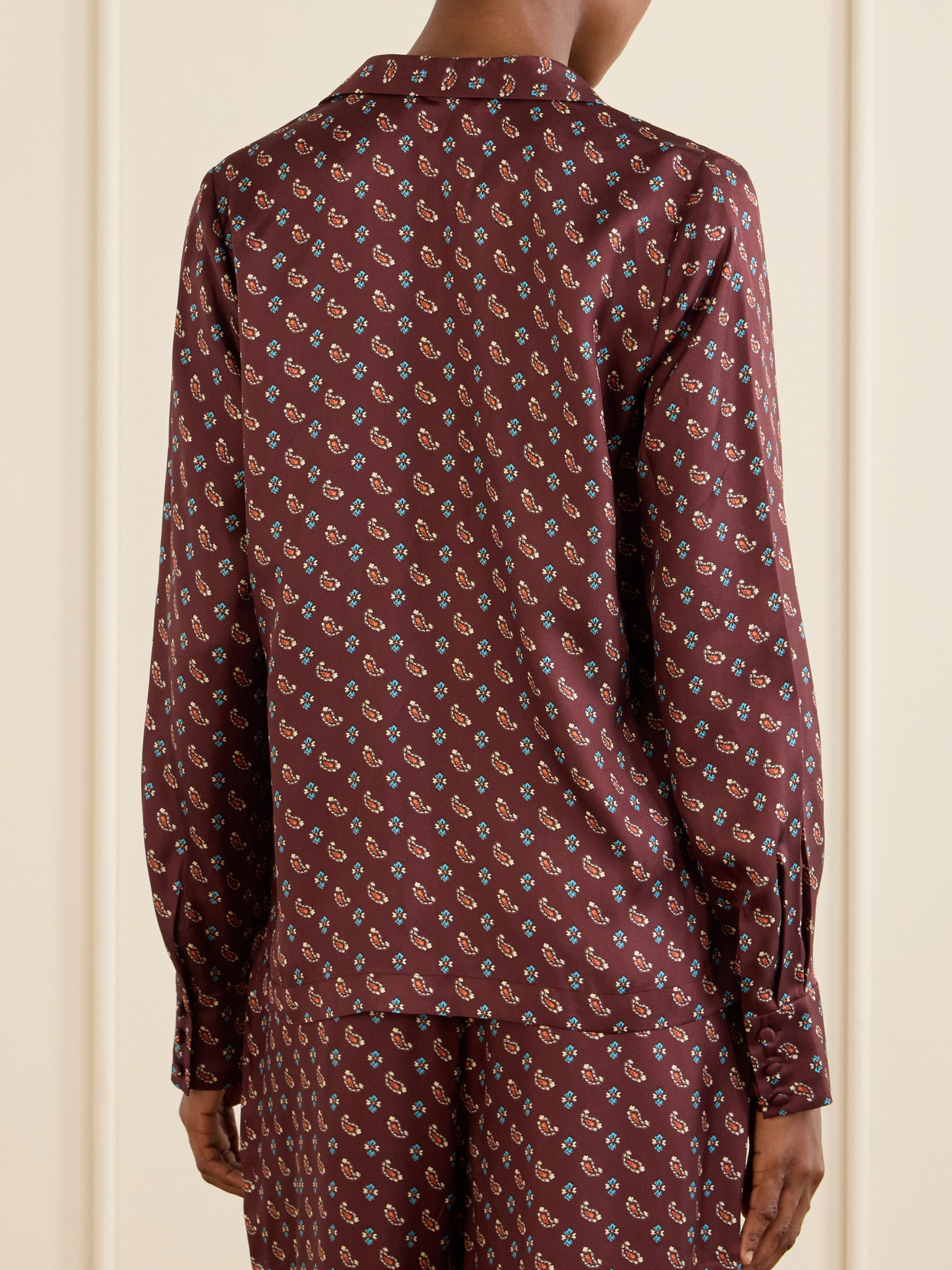 Dôen - Dorsia Printed Silk-Blend Shirt