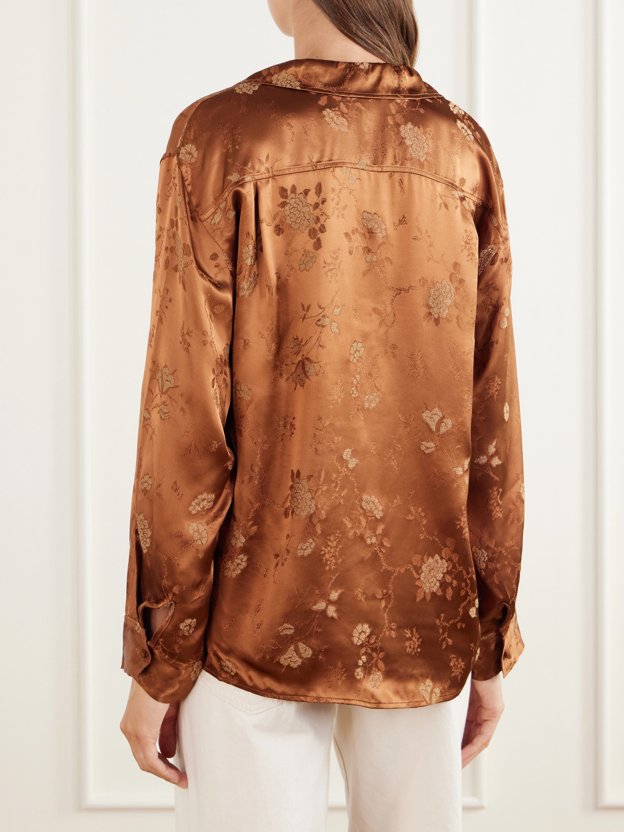 Dôen - Maurise Floral-Jacquard Shirt