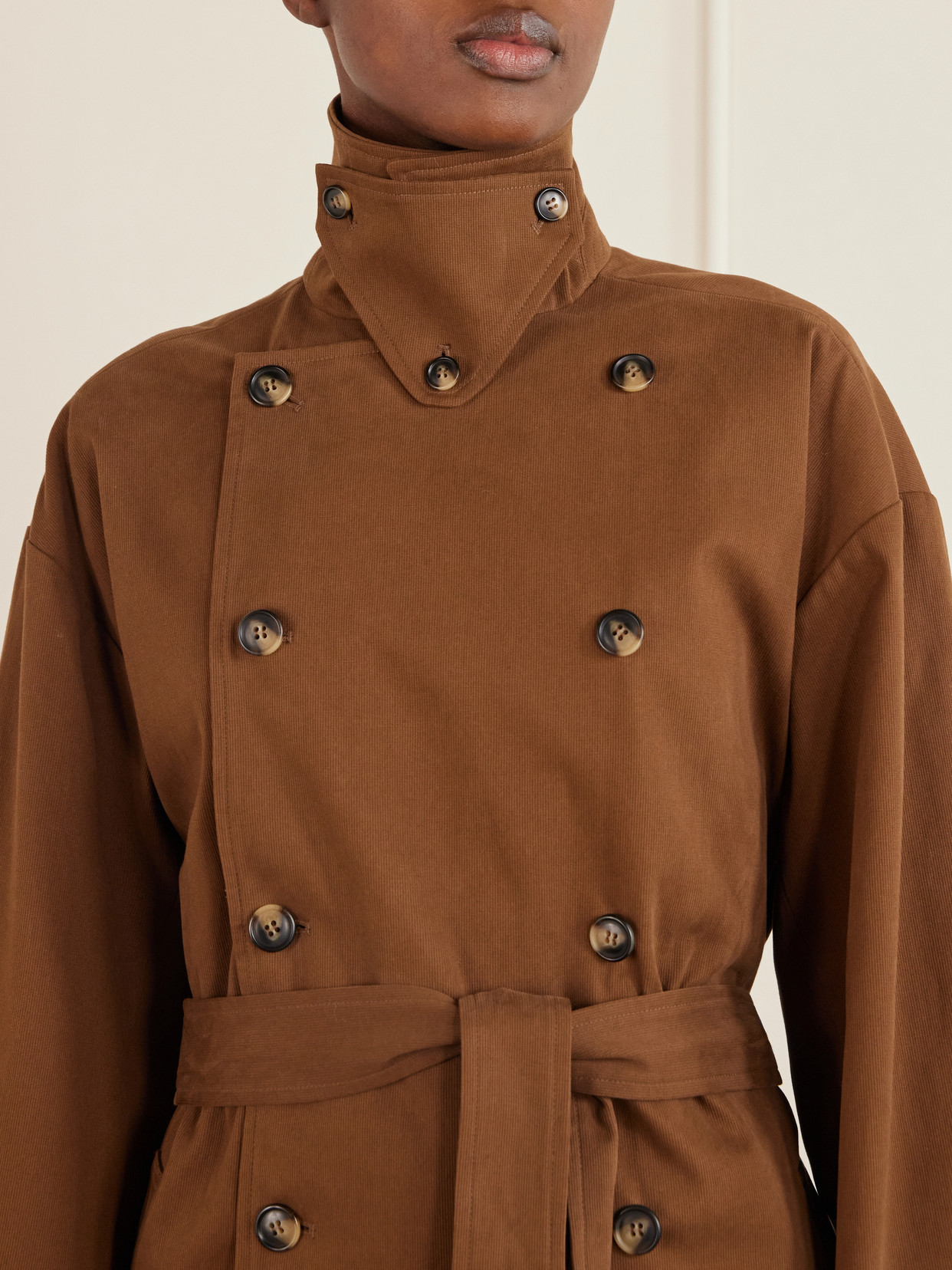 Dôen - Wolfe Belted Cotton-Blend Trench Coat