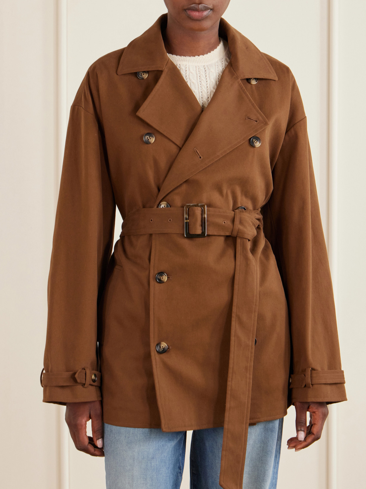 Dôen - Wolfe Belted Cotton-Blend Trench Coat
