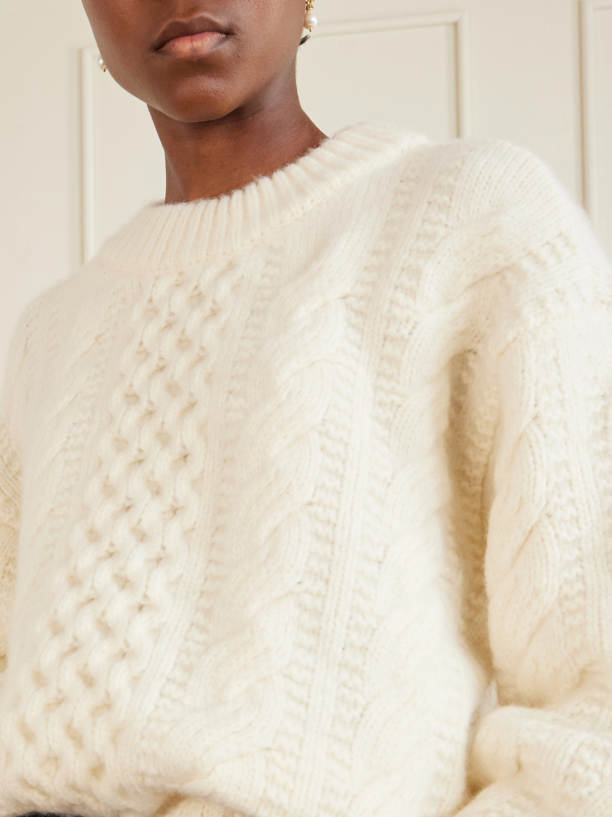 Dôen - Hallstatt Cable-Knit Wool And Cashmere-Blend Sweater