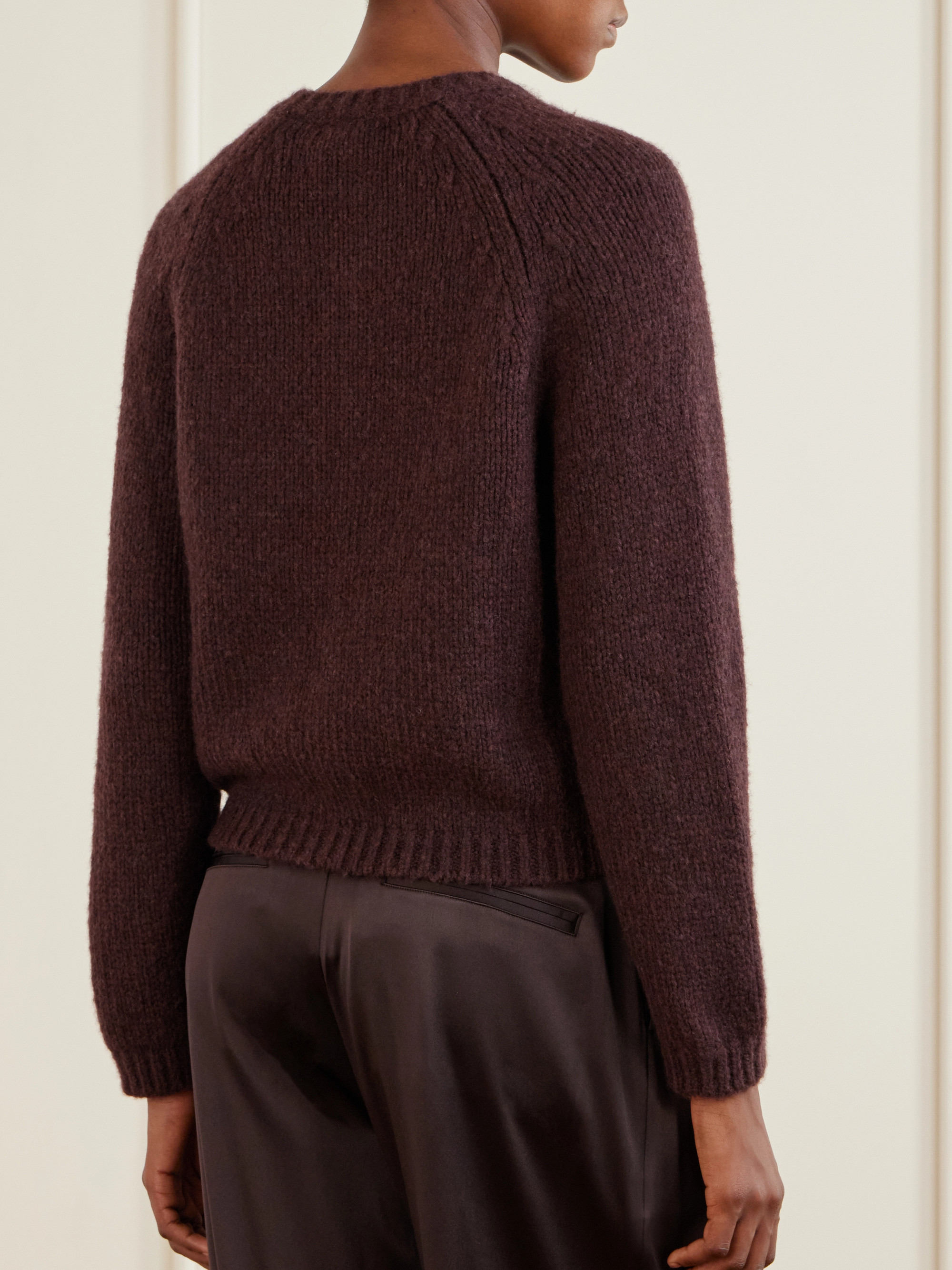 Dôen Darcy wool and cashmere-blend cardigan