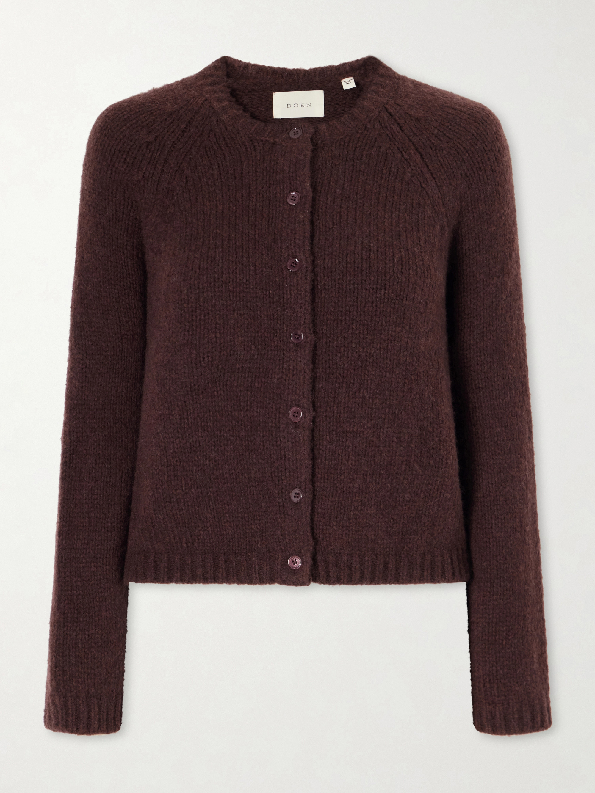 Dôen Darcy wool and cashmere-blend cardigan