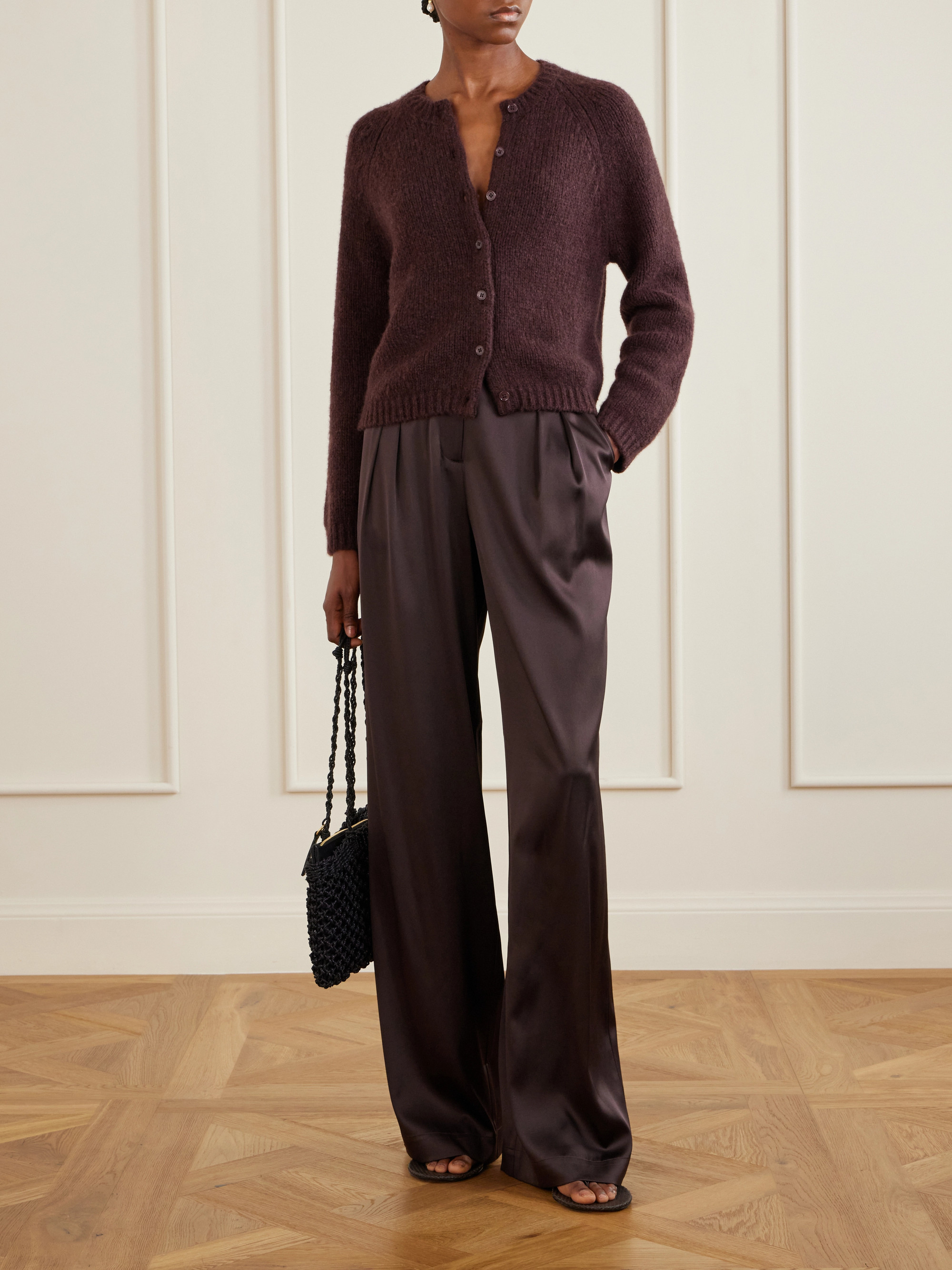 Dôen Darcy wool and cashmere-blend cardigan