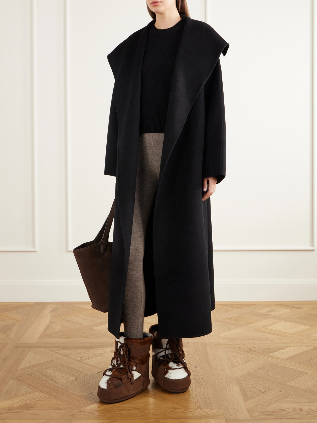 Icon Low Archive 1985 Suede-Trimmed Calf-Hair Boots