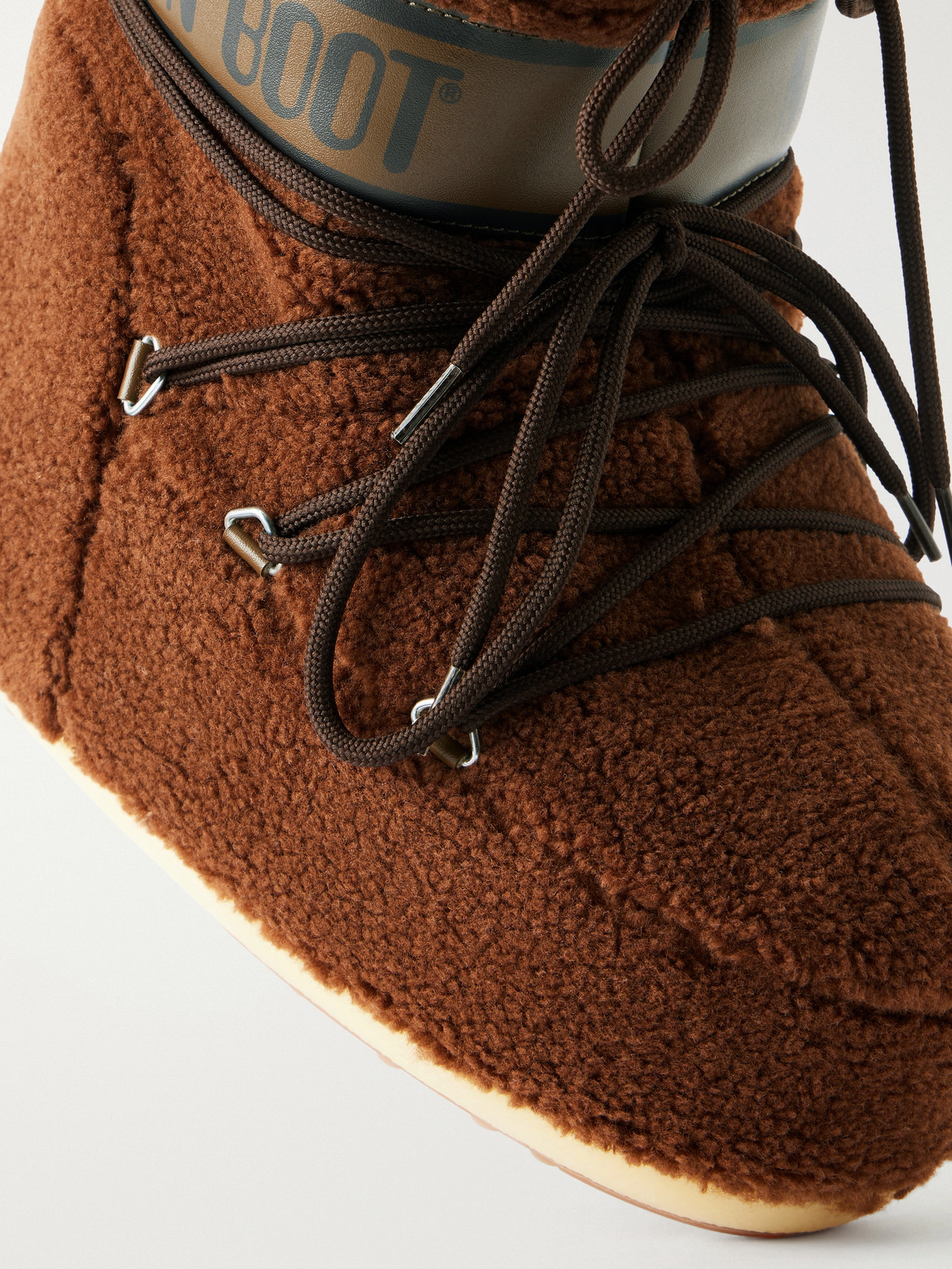 Icon Low Shell-Trimmed Fleece Snow Boots