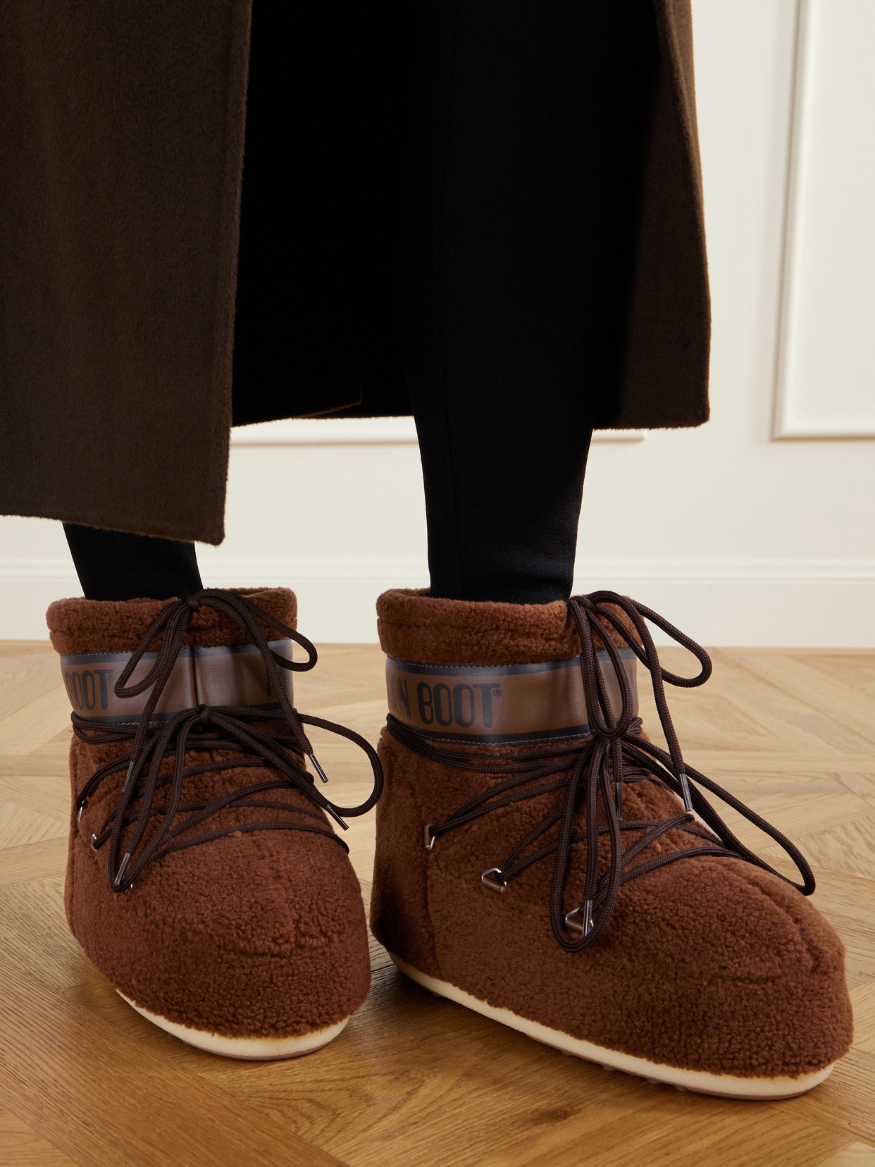 Icon Low Shell-Trimmed Fleece Snow Boots