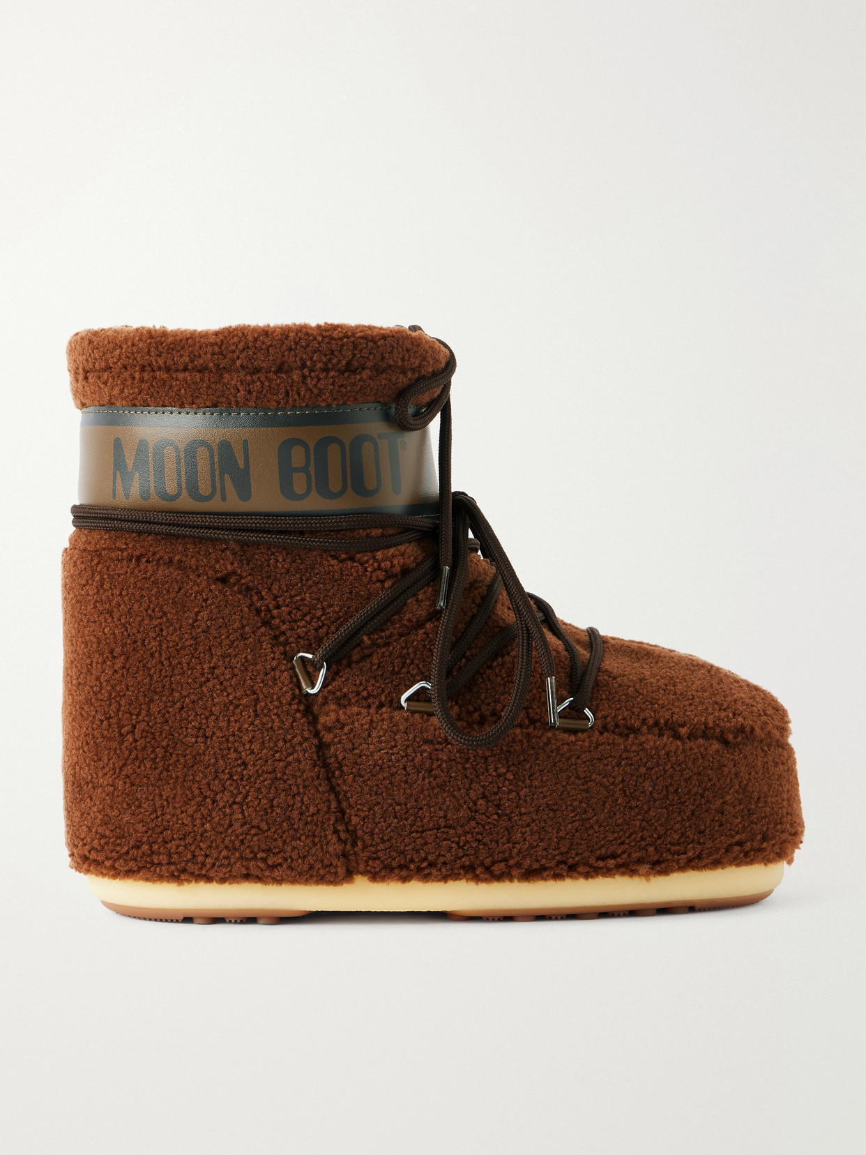 Icon Low Shell-Trimmed Fleece Snow Boots