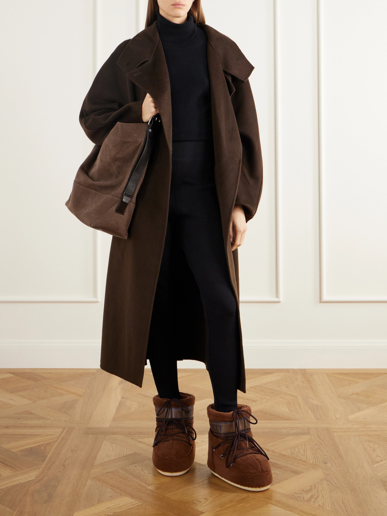 Icon Low Shell-Trimmed Fleece Snow Boots