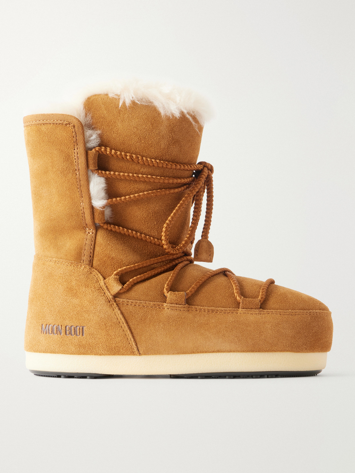 Evx Shearling-Lined Suede Snow Boots