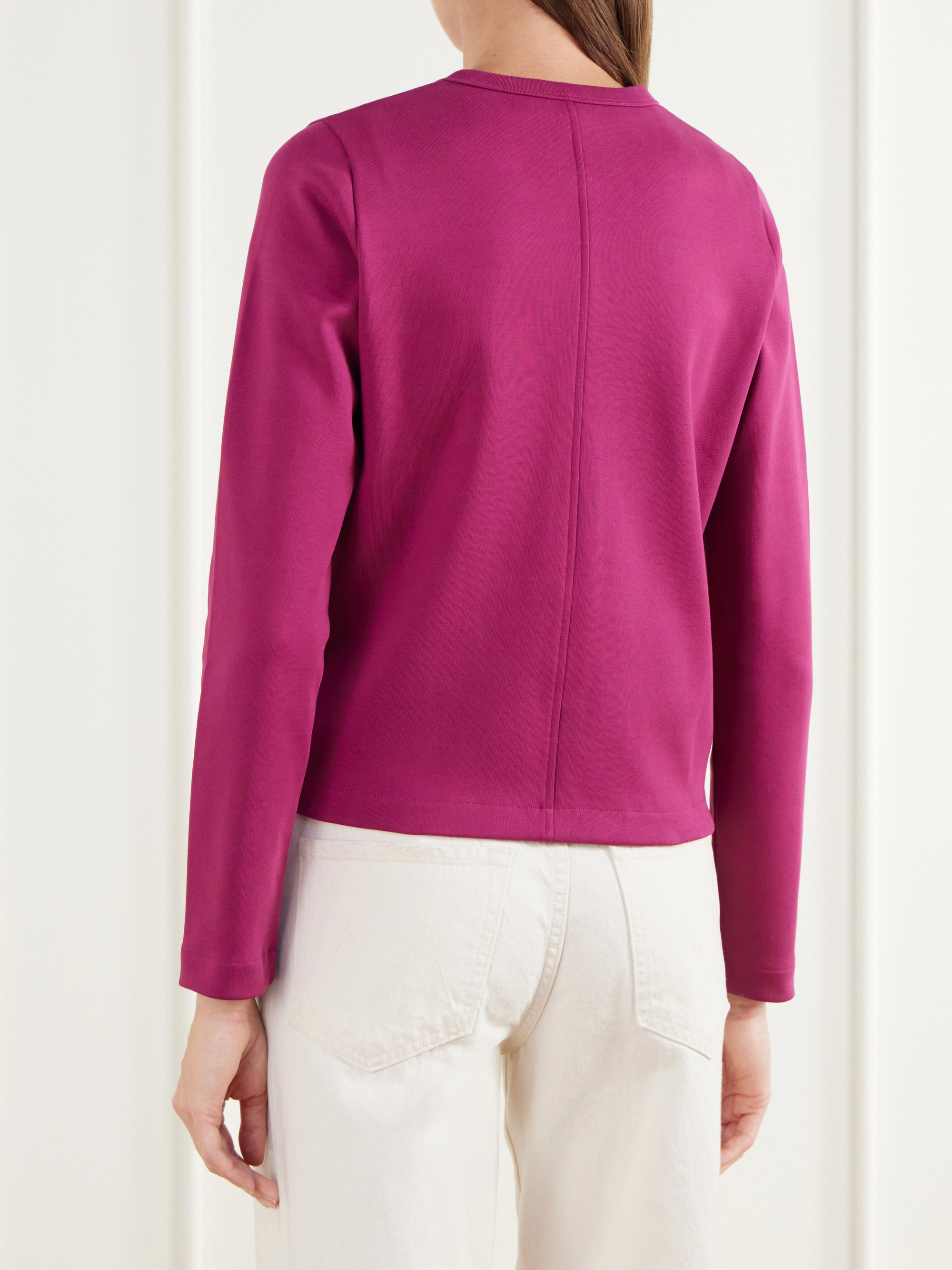 FLORE FLORE Poppy organic cotton-jersey cardigan
