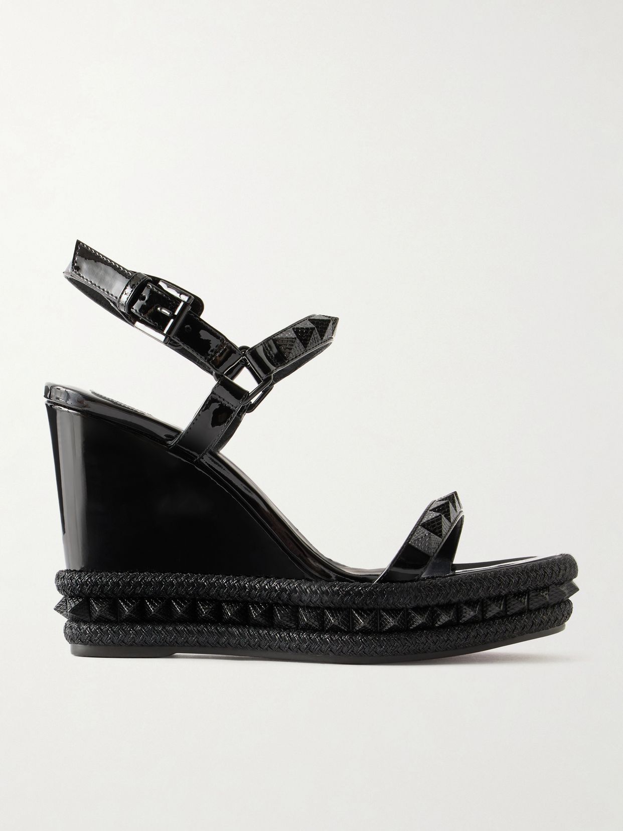 Pyraclou 110 Studded Leather Wedge Sandals