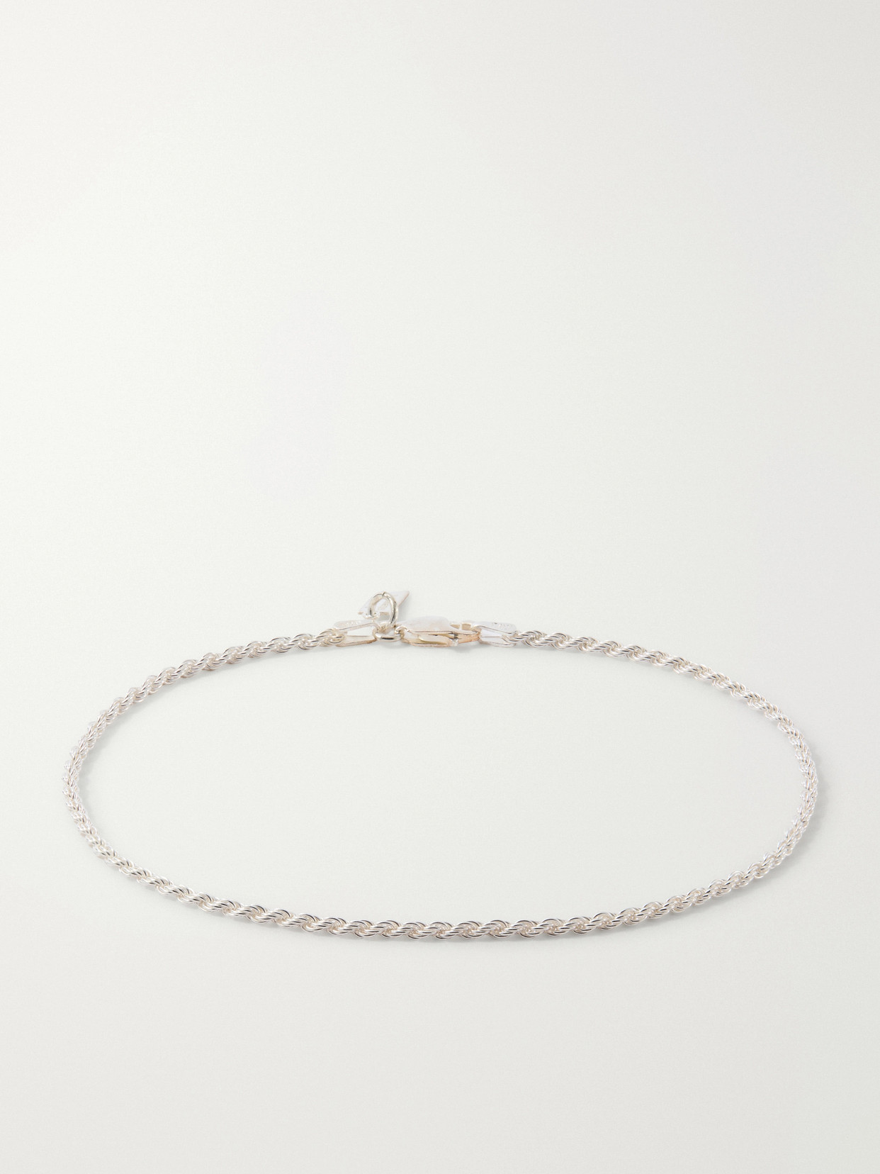Loren Stewart Twisted Sterling Silver Anklet