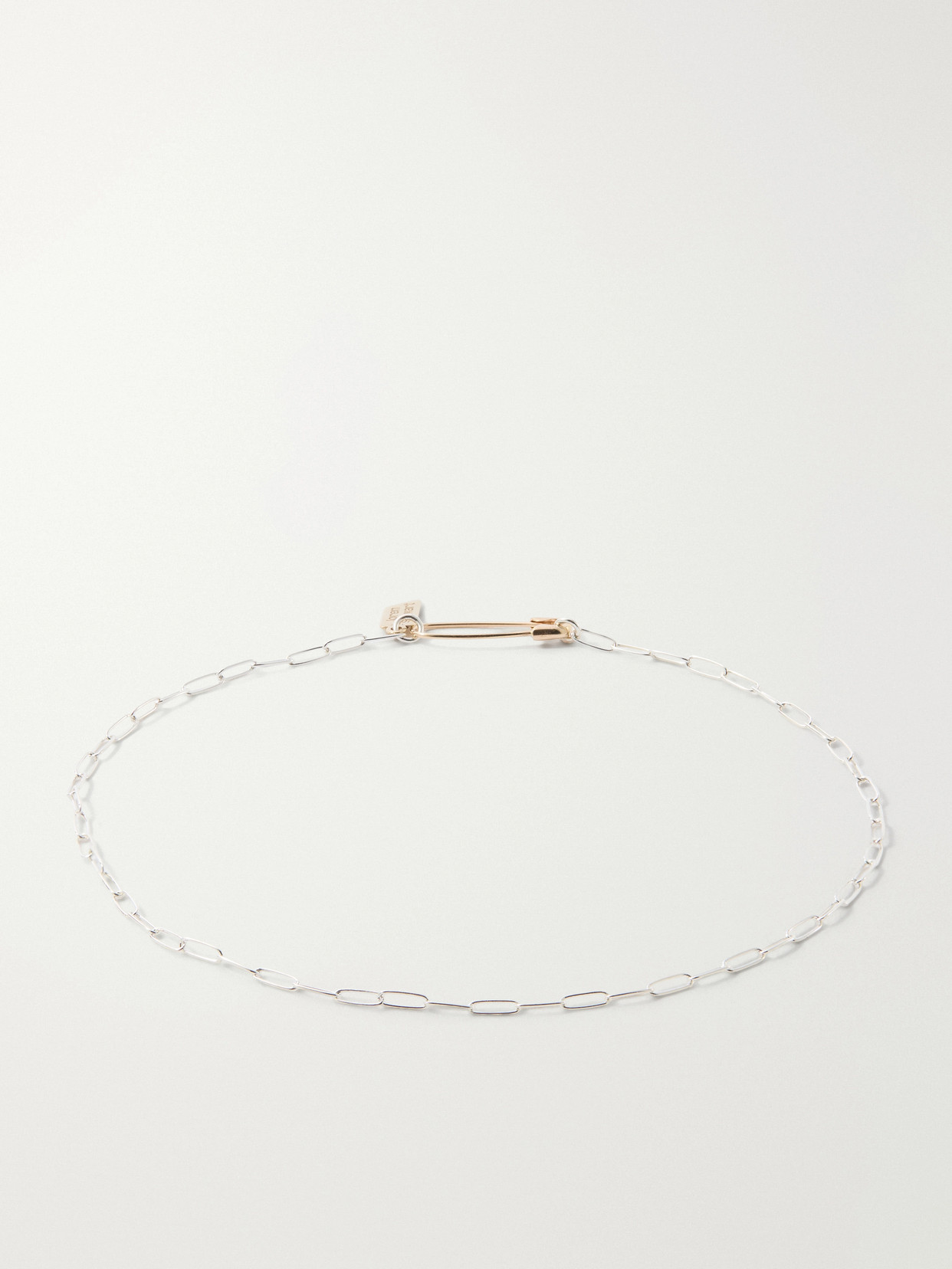 Loren Stewart Shapeshifter 14kt Yellow Gold And Sterling Silver Anklet