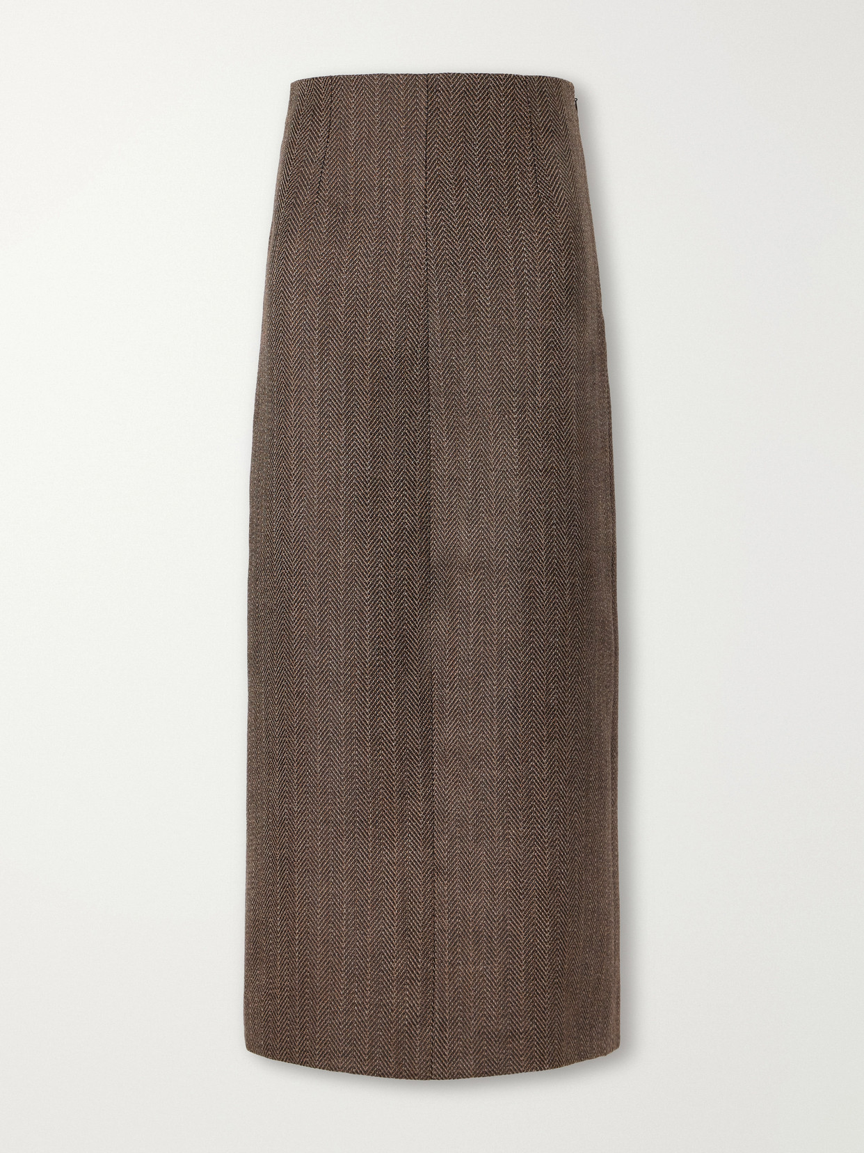 Wool-Herringbone Midi
