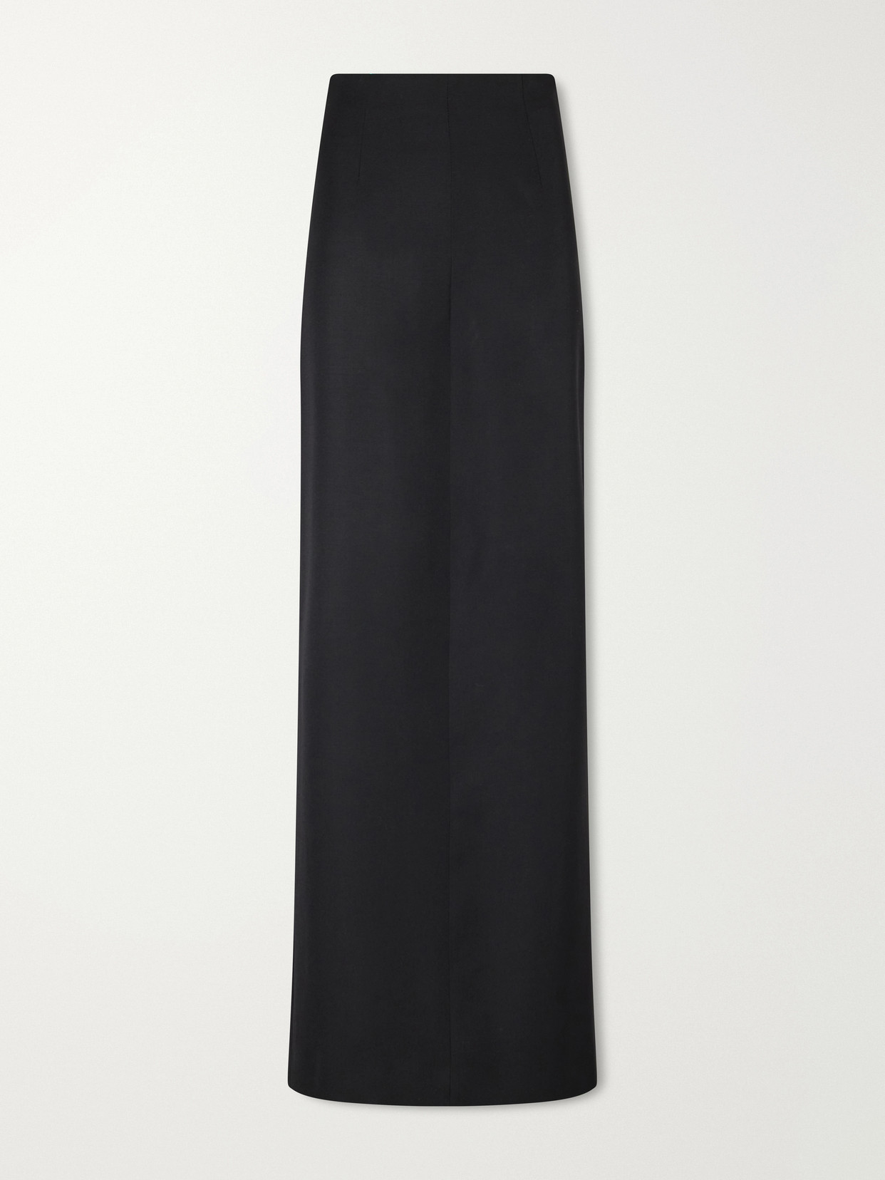 Maison Margiela Wool Maxi Skirt In Black