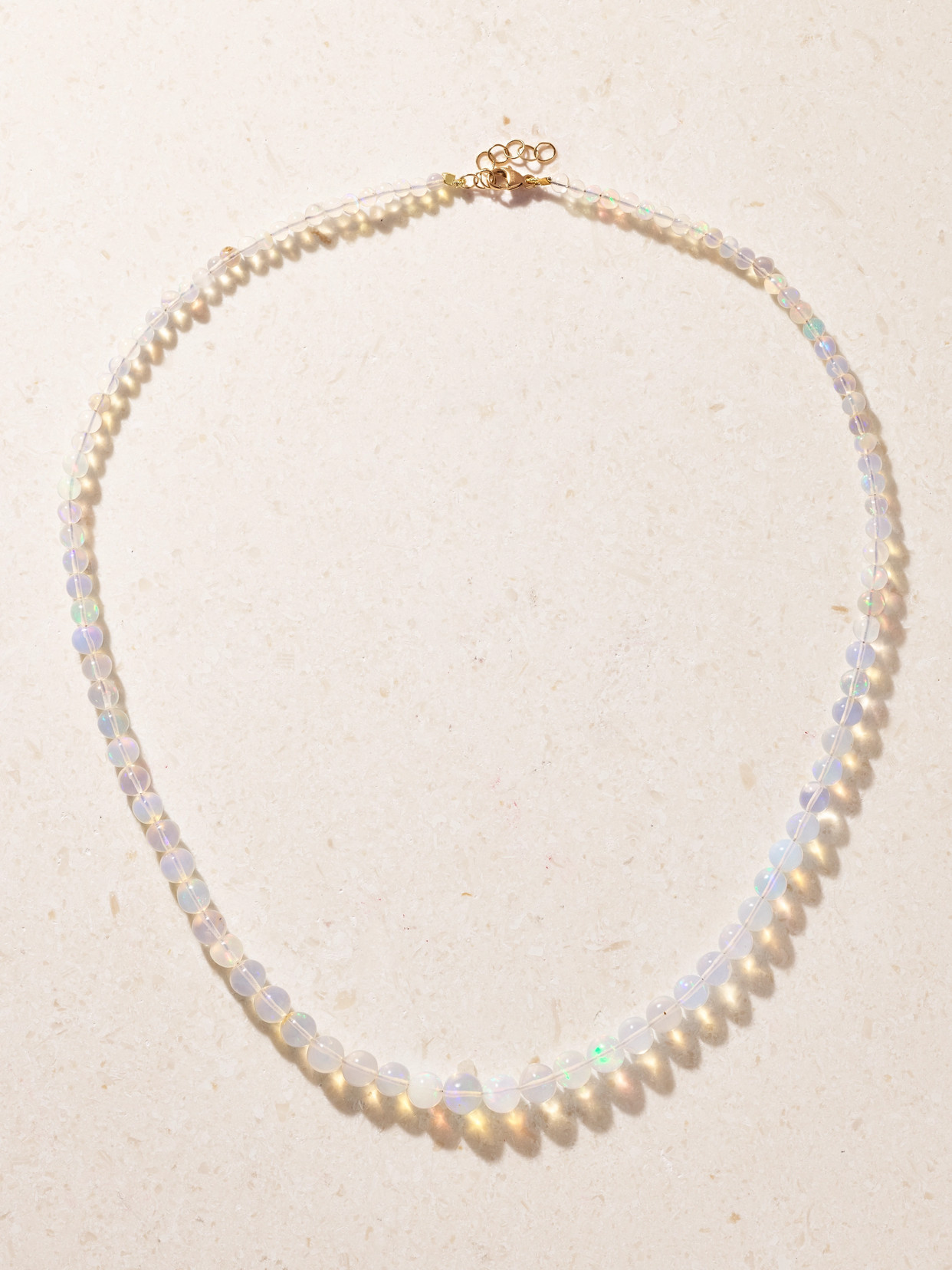 Jia Jia 14-karat Gold Opal Necklace In White