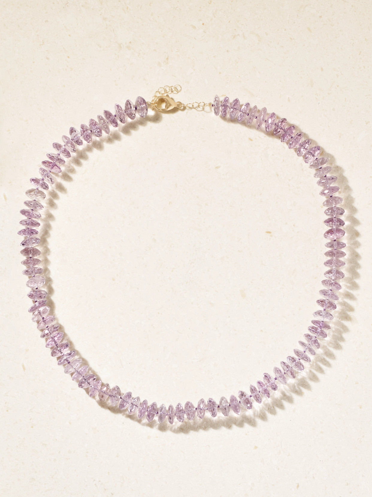 Jia Jia Candy 14-karat Gold Amethyst Necklace In Purple