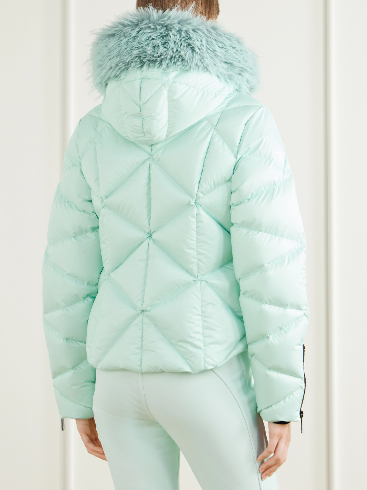 Harumi Plush-Trimmed Shell Ski Jacket