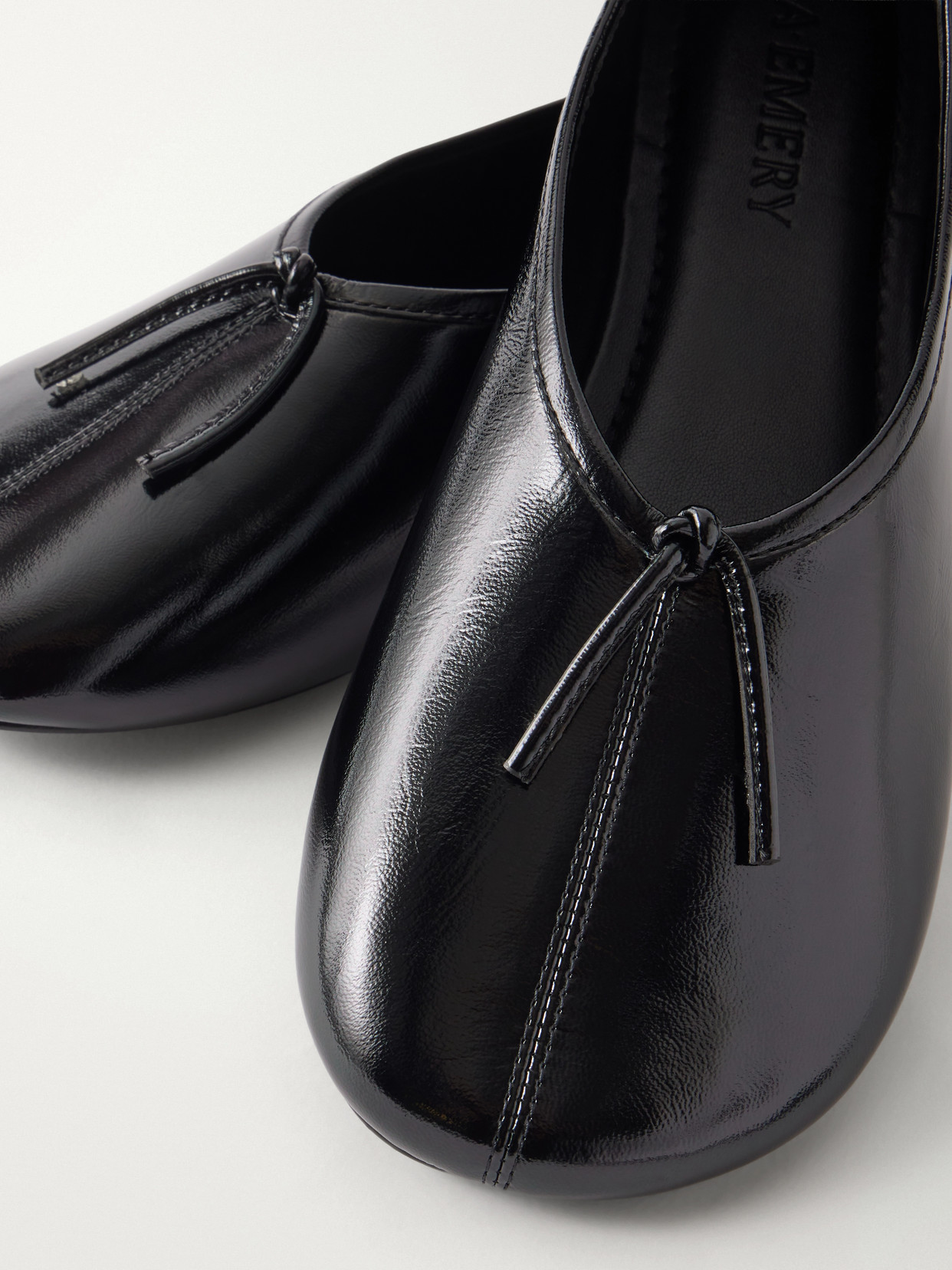 A Emery - Mabel Tie-Detailed Ballet Flats
