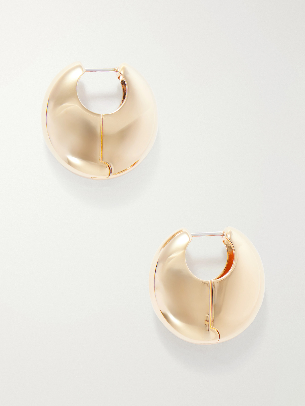 Laura Lombardi Ferma Gold-toned Hoop Earrings