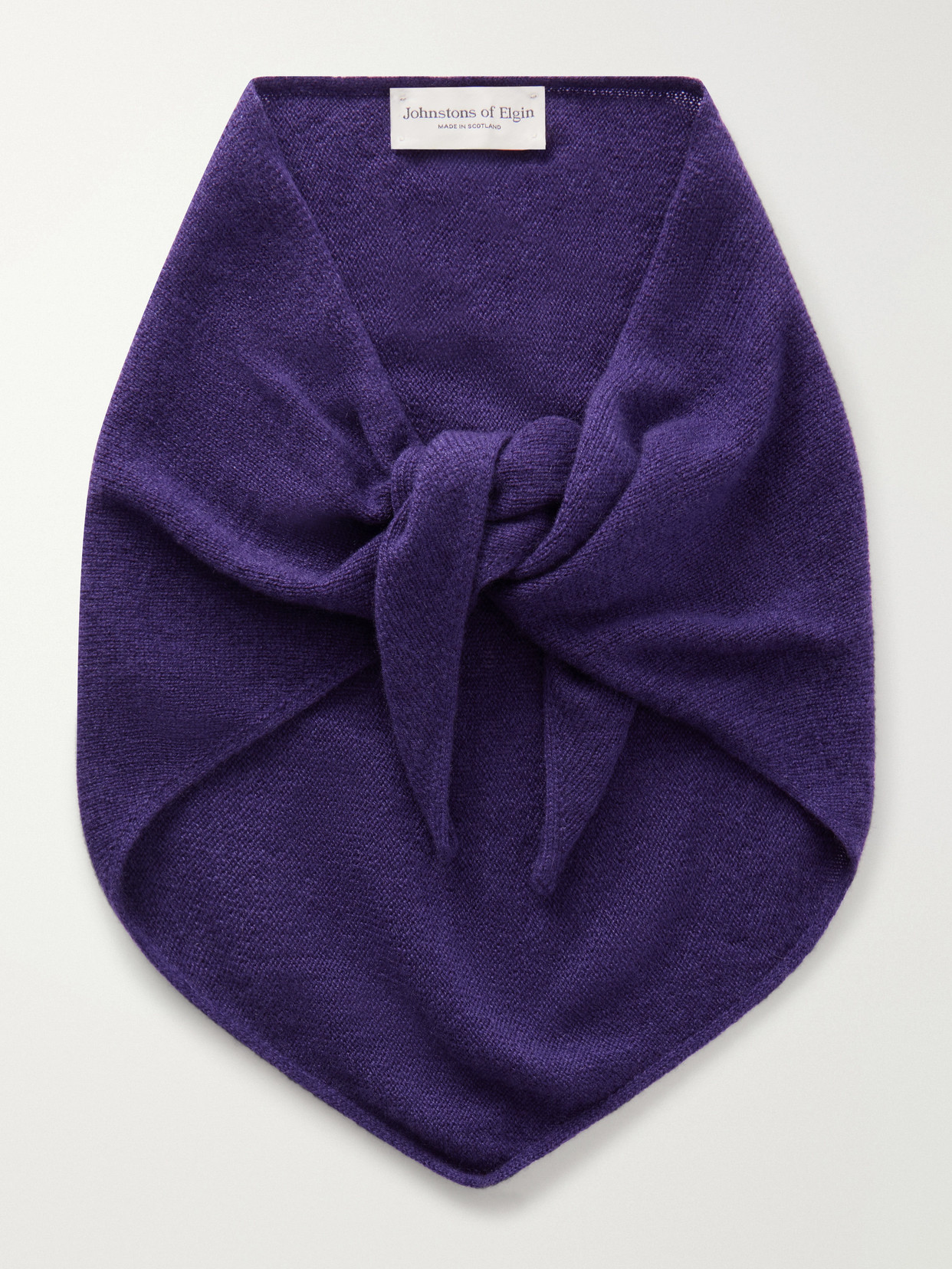 Johnstons Of Elgin Reel Cashmere Scarf In Purple