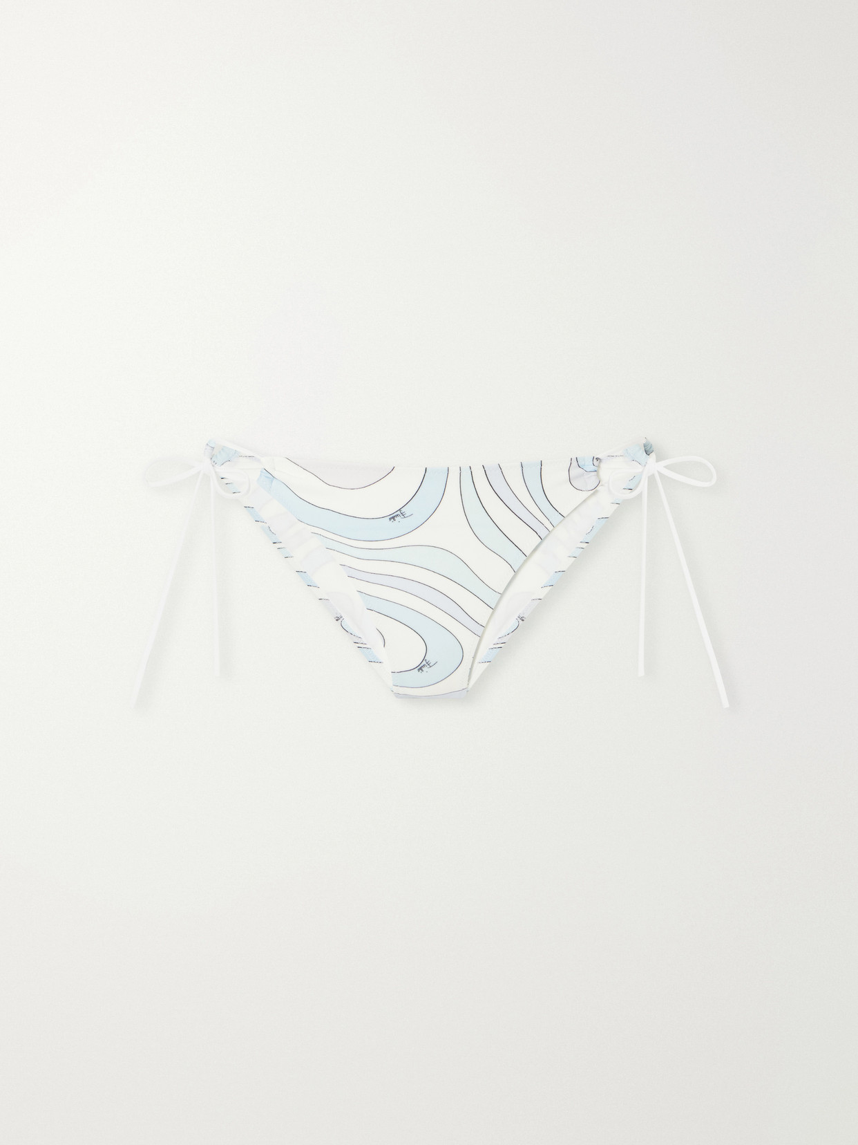 Pucci Printed Bikini Briefs In Blue