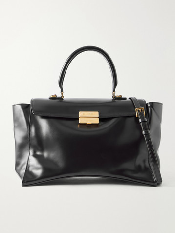 Balenciaga Hourglass Avenue Medium leather top-handle bag