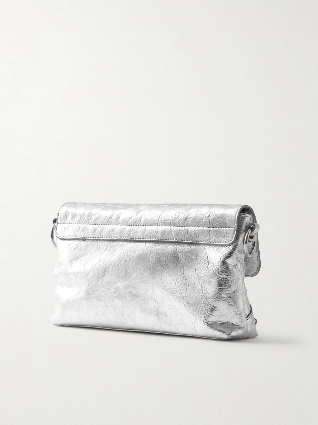 Le City Crinkled-Leather Shoulder Bag
