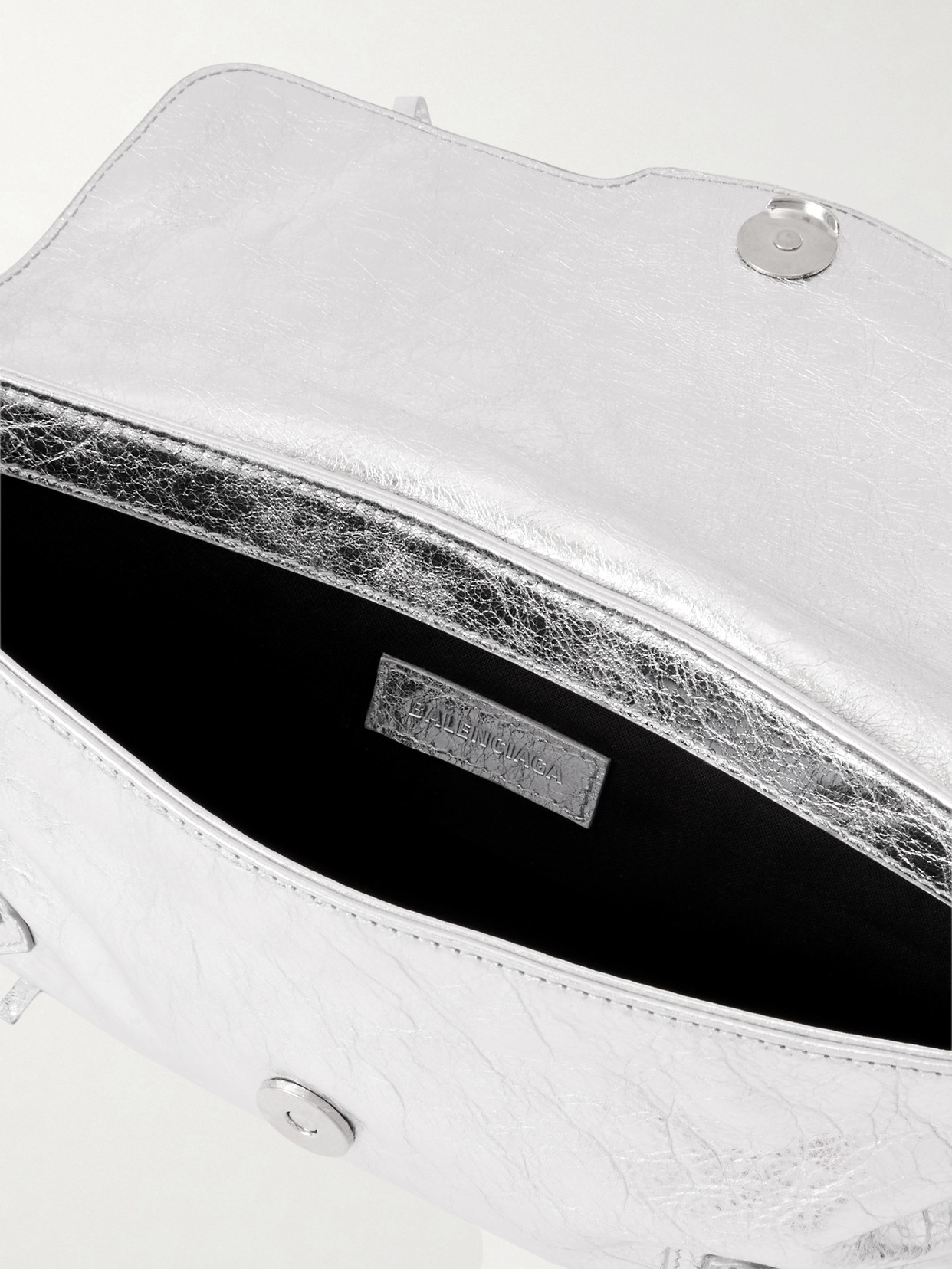 Le City Crinkled-Leather Shoulder Bag