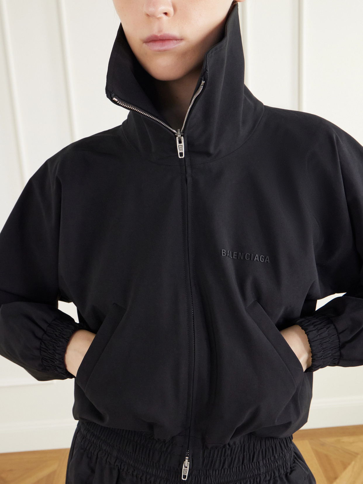Logo-Appliqué Cotton-Blend Twill Jacket