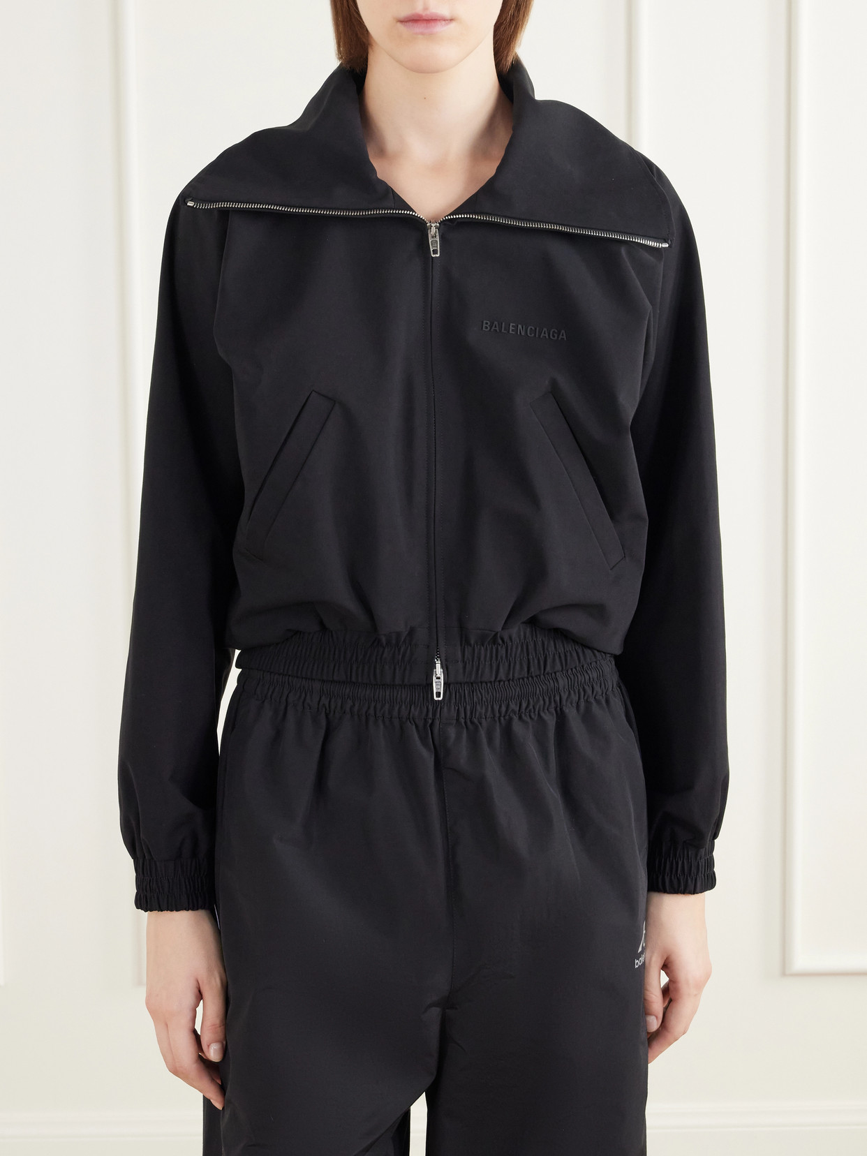 Logo-Appliqué Cotton-Blend Twill Jacket