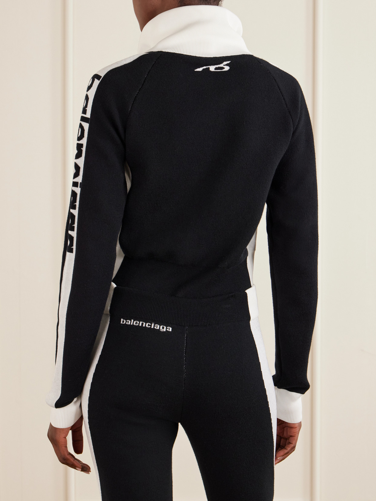Cocoon Knitted Zip-Up Sweater