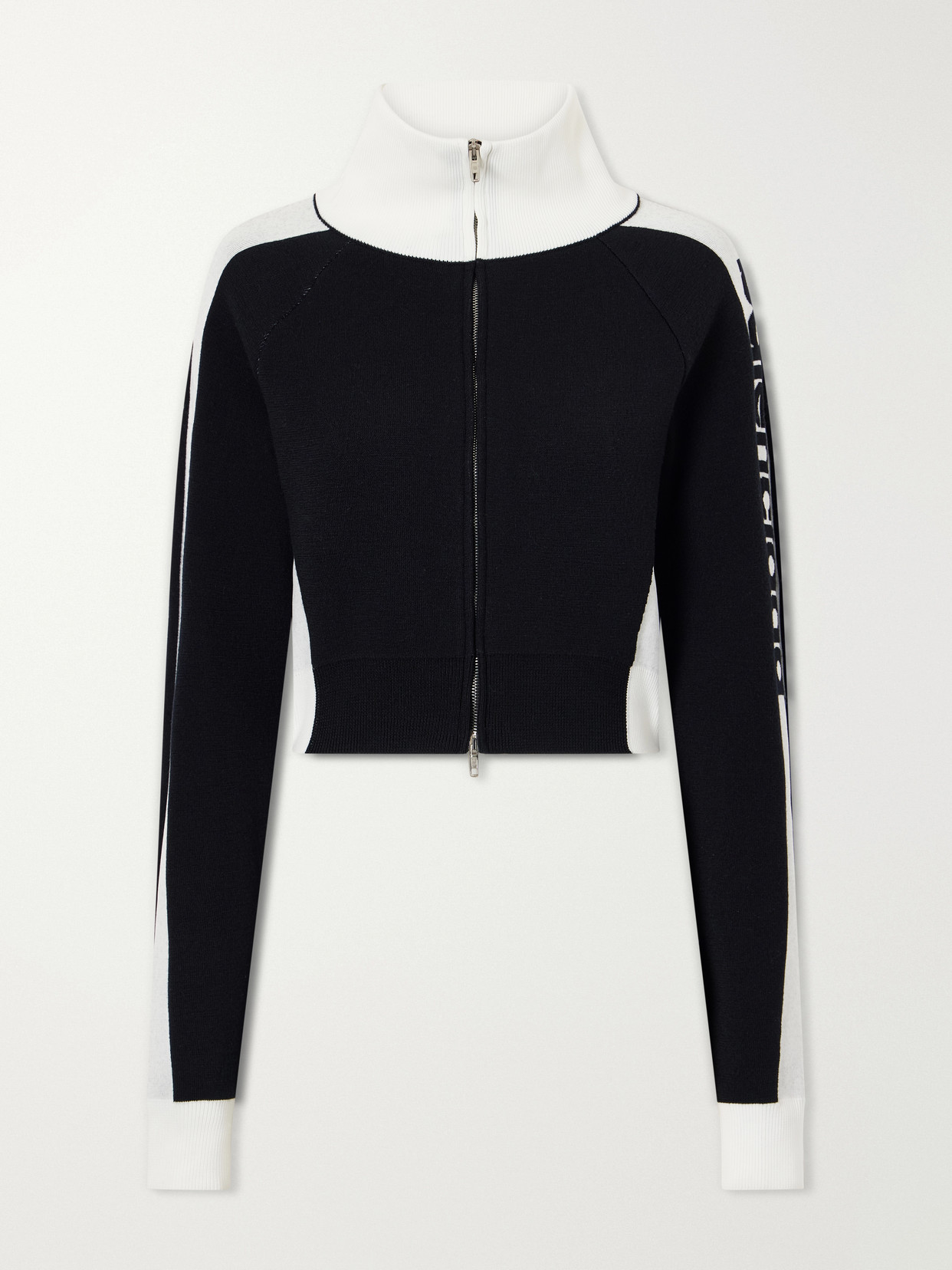 Cocoon Knitted Zip-Up Sweater